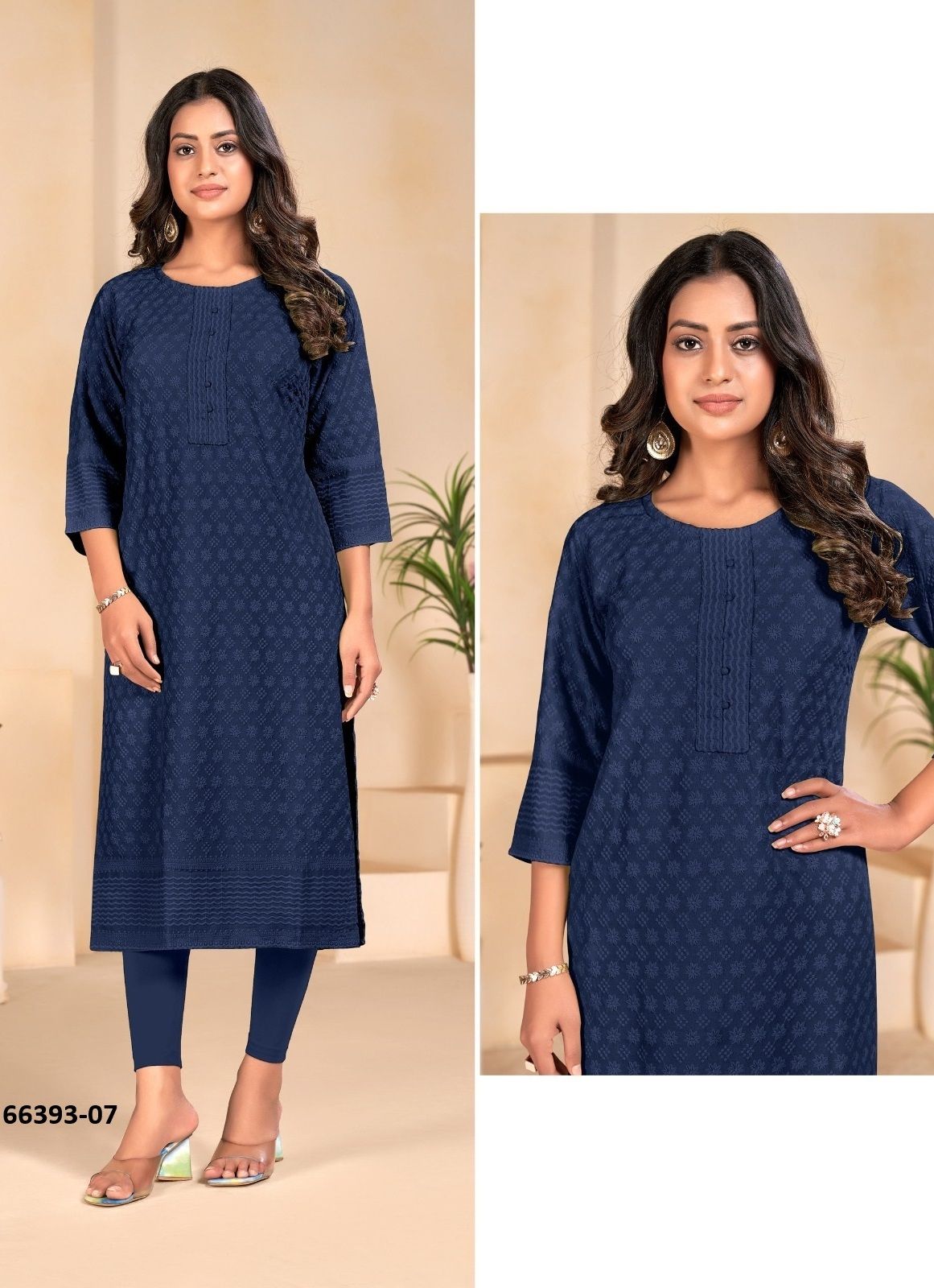 ZUMBA - Catalog # 66393 (Set of 3 SIZE-SETS [Readymade Women's Kurtis / Tops])