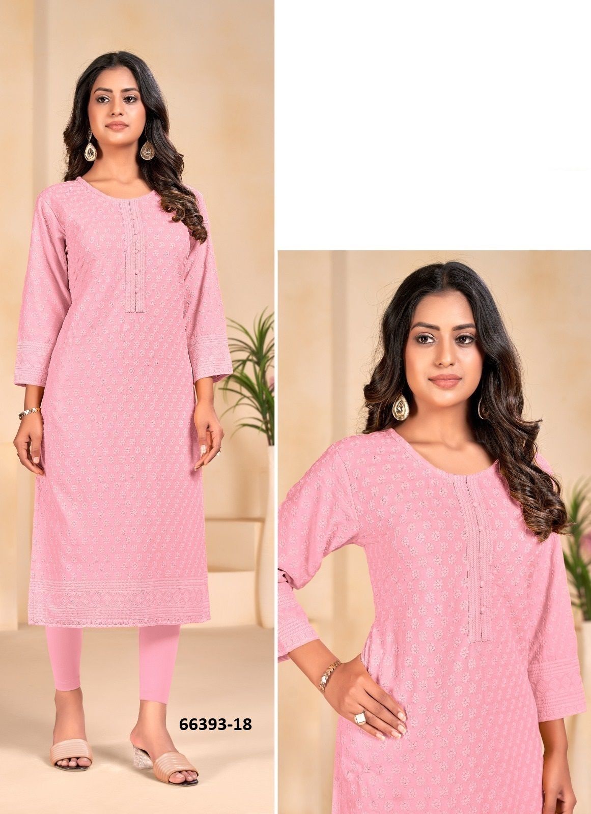 ZUMBA - Catalog # 66393 (Set of 3 SIZE-SETS [Readymade Women's Kurtis / Tops])