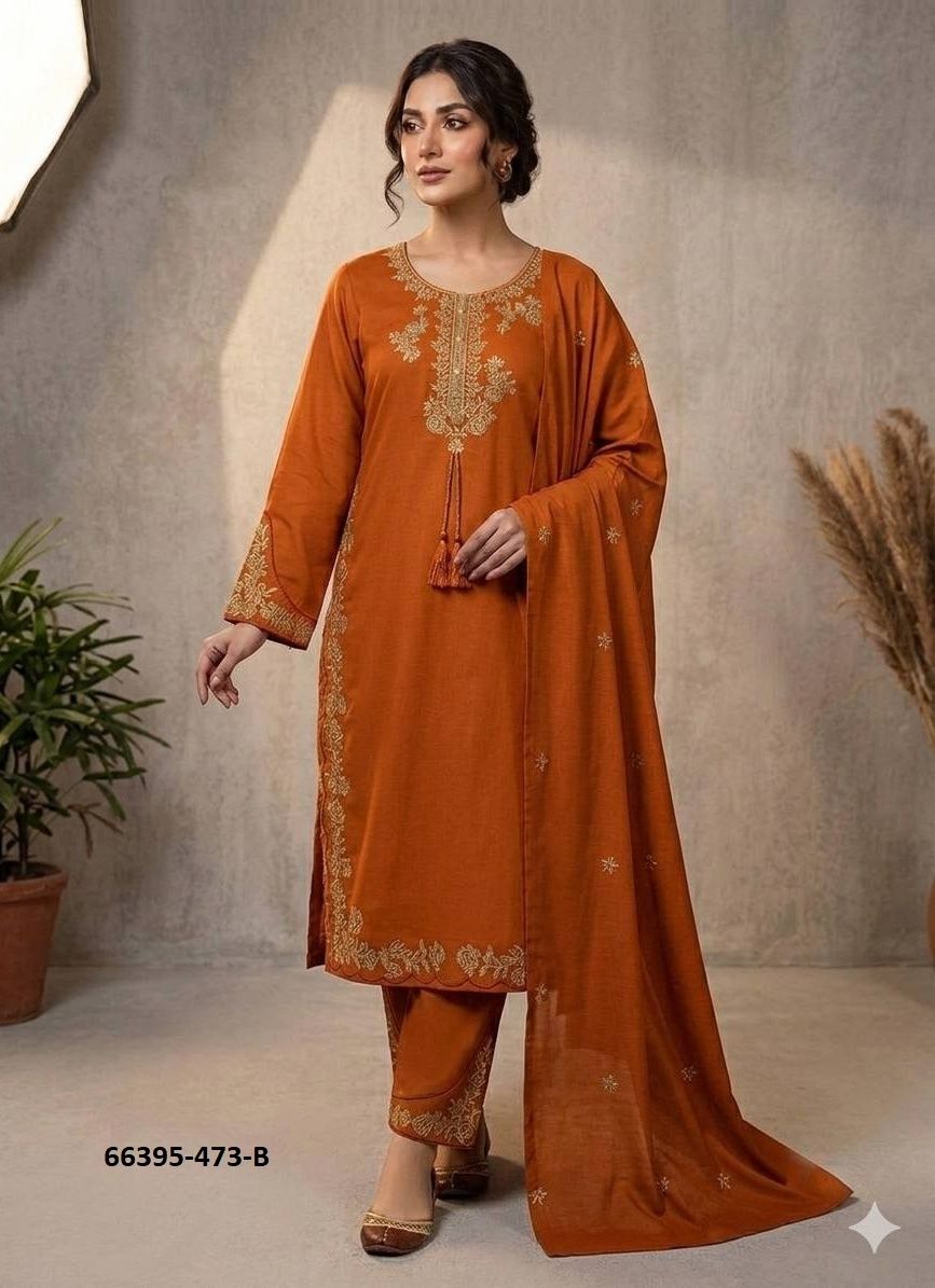 SERIES 473 - Catalog # 66395 (Set of 2 Readymade Salwar Suits) SERIES 473 - Catalog # 66395 (Set of 2 Readymade Salwar Suits)