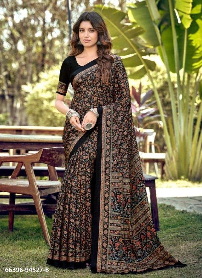 HERITAGE SILK - Catalog # 66396 (Set of 6 Sarees) HERITAGE SILK - Catalog # 66396 (Set of 6 Sarees)