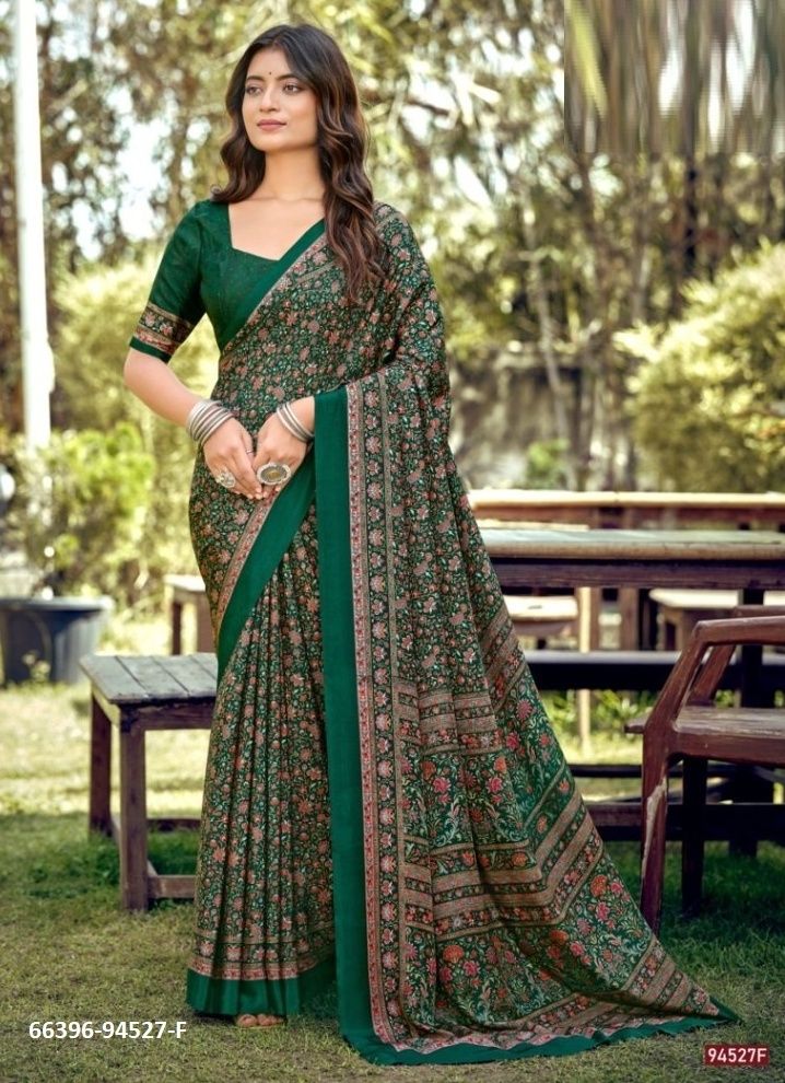HERITAGE SILK - Catalog # 66396 (Set of 6 Sarees) HERITAGE SILK - Catalog # 66396 (Set of 6 Sarees)
