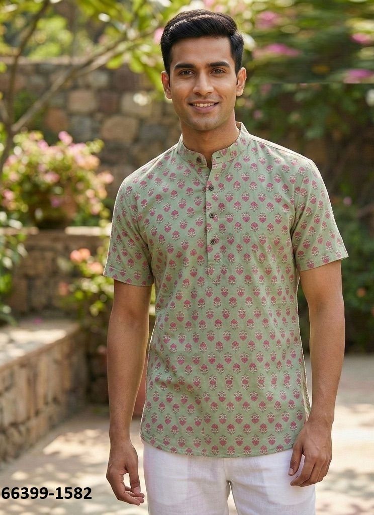 SUMMER KURTA - Catalog # 66399 (Set of 8 Men's Ethnic Wear) SUMMER KURTA - Catalog # 66399 (Set of 8 Men's Ethnic Wear)
