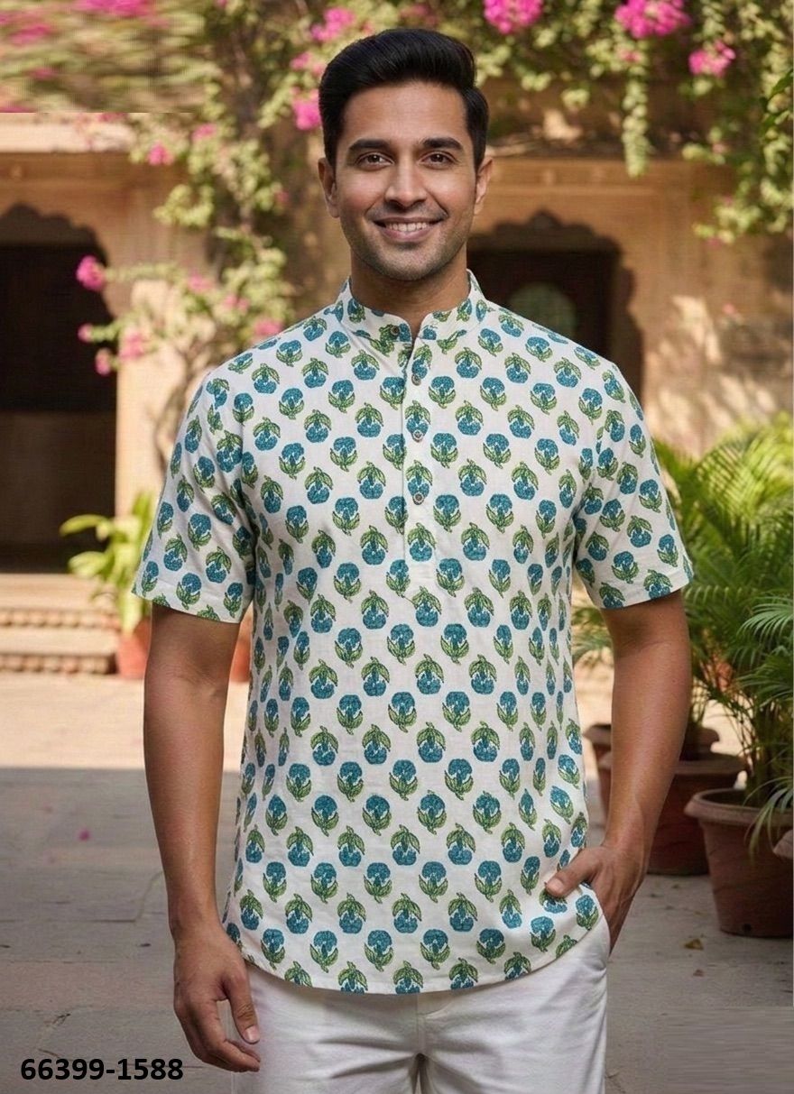 SUMMER KURTA - Catalog # 66399 (Set of 8 Men's Ethnic Wear) SUMMER KURTA - Catalog # 66399 (Set of 8 Men's Ethnic Wear)