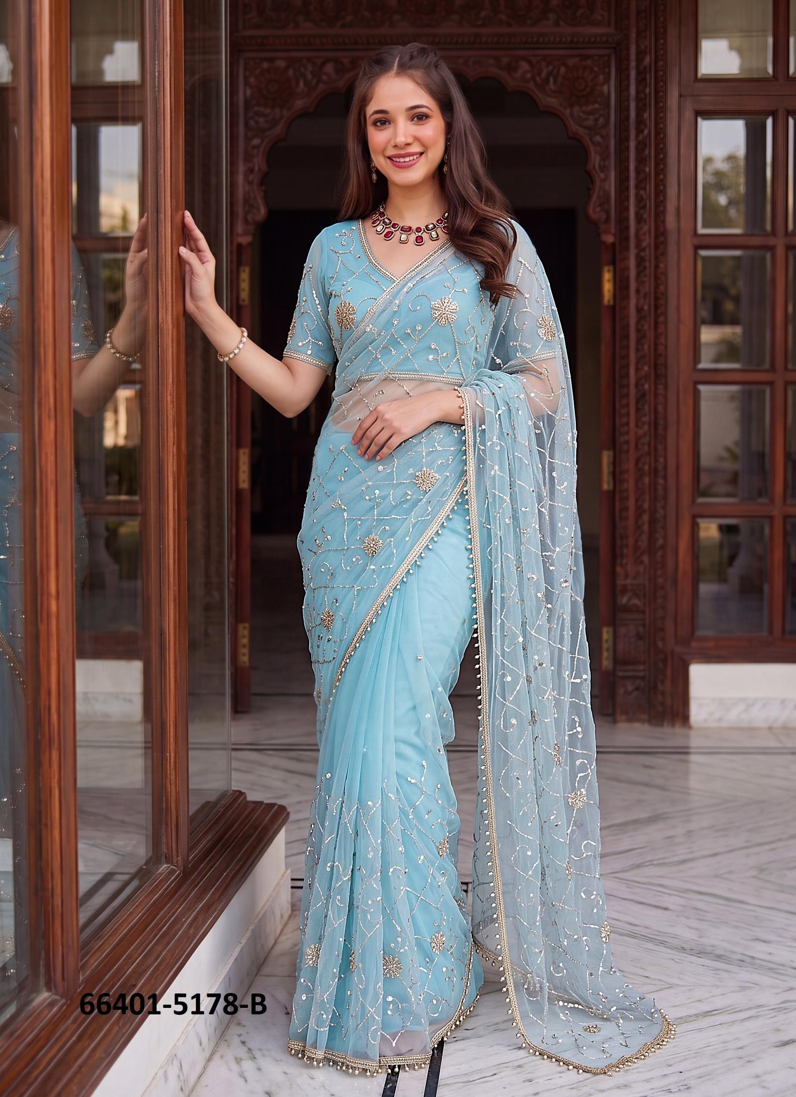 SERIES 5178 - Catalog # 66401 (Set of 7 Sarees) SERIES 5178 - Catalog # 66401 (Set of 7 Sarees)