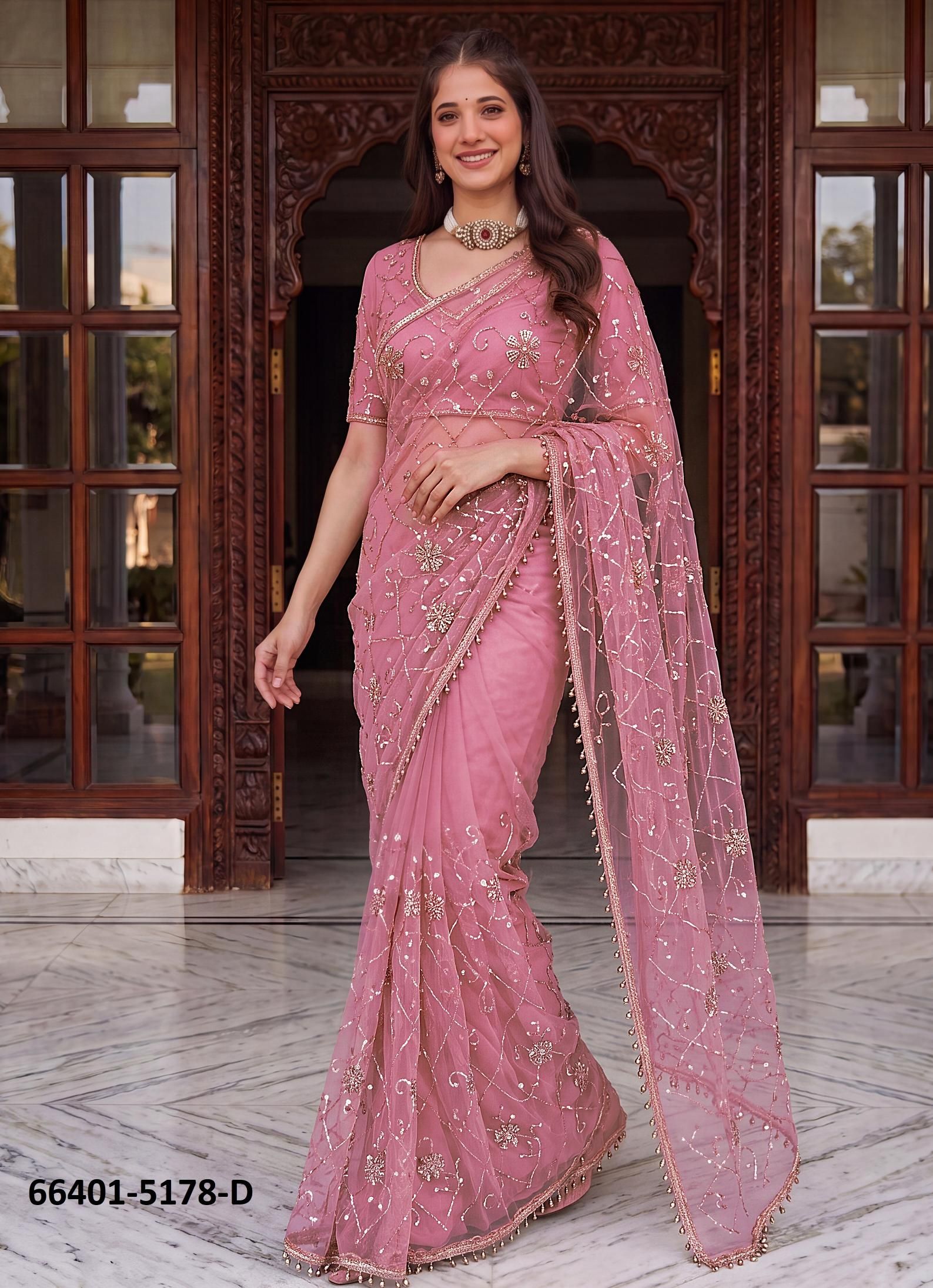 SERIES 5178 - Catalog # 66401 (Set of 7 Sarees) SERIES 5178 - Catalog # 66401 (Set of 7 Sarees)