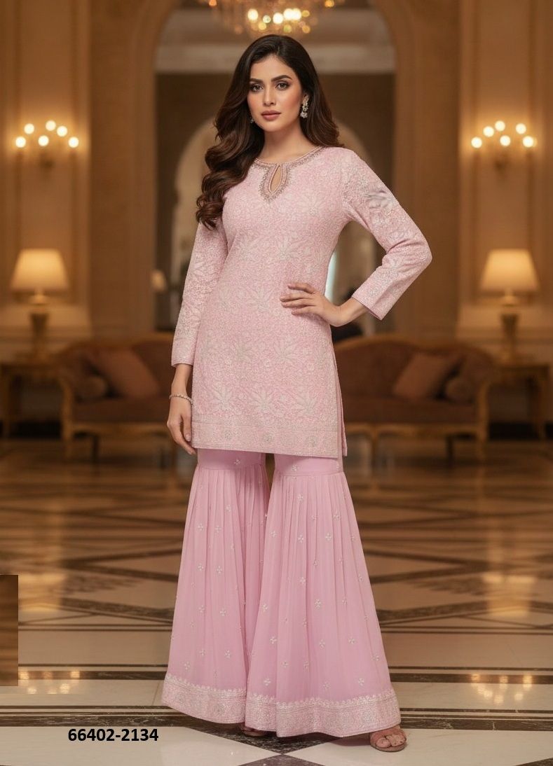 2132 TO 2134 - Catalog # 66402 (Set of 3 Readymade Salwar Suits)