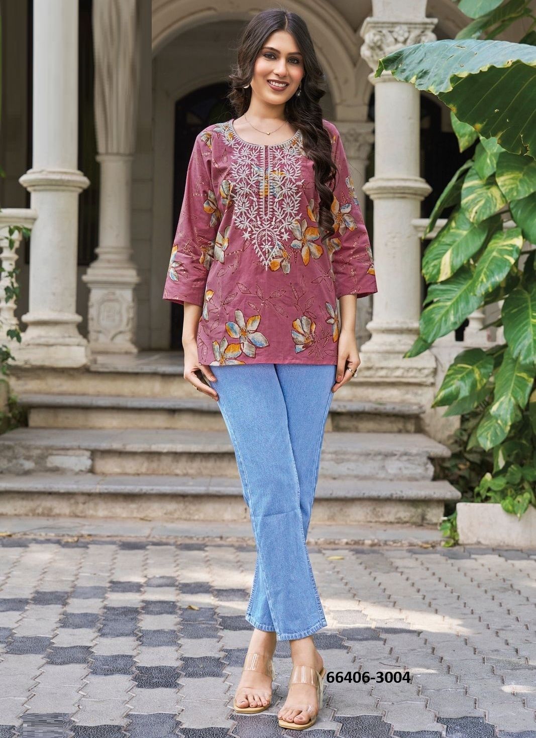 SUMMER SHINE 3 - Catalog # 66406 (Set of 8 Readymade Women's Kurtis / Tops) SUMMER SHINE 3 - Catalog # 66406 (Set of 8 Readymade Women's Kurtis / Tops)