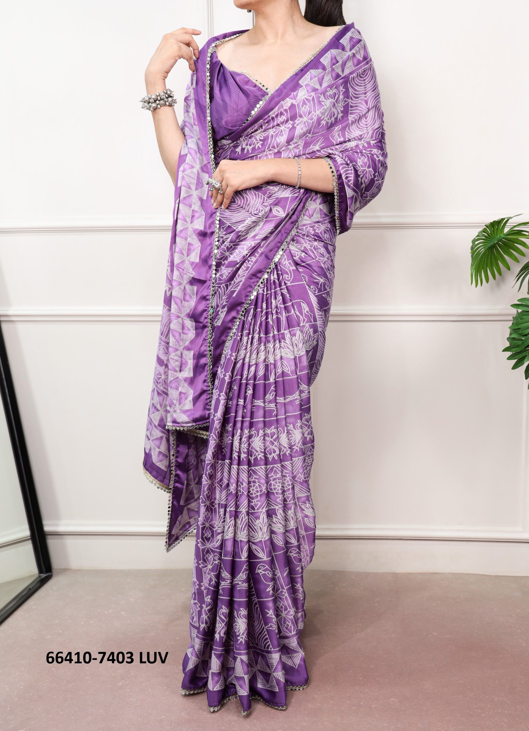 SERIES 7403 - Catalog # 66410 (Set of 4 Sarees) SERIES 7403 - Catalog # 66410 (Set of 4 Sarees)