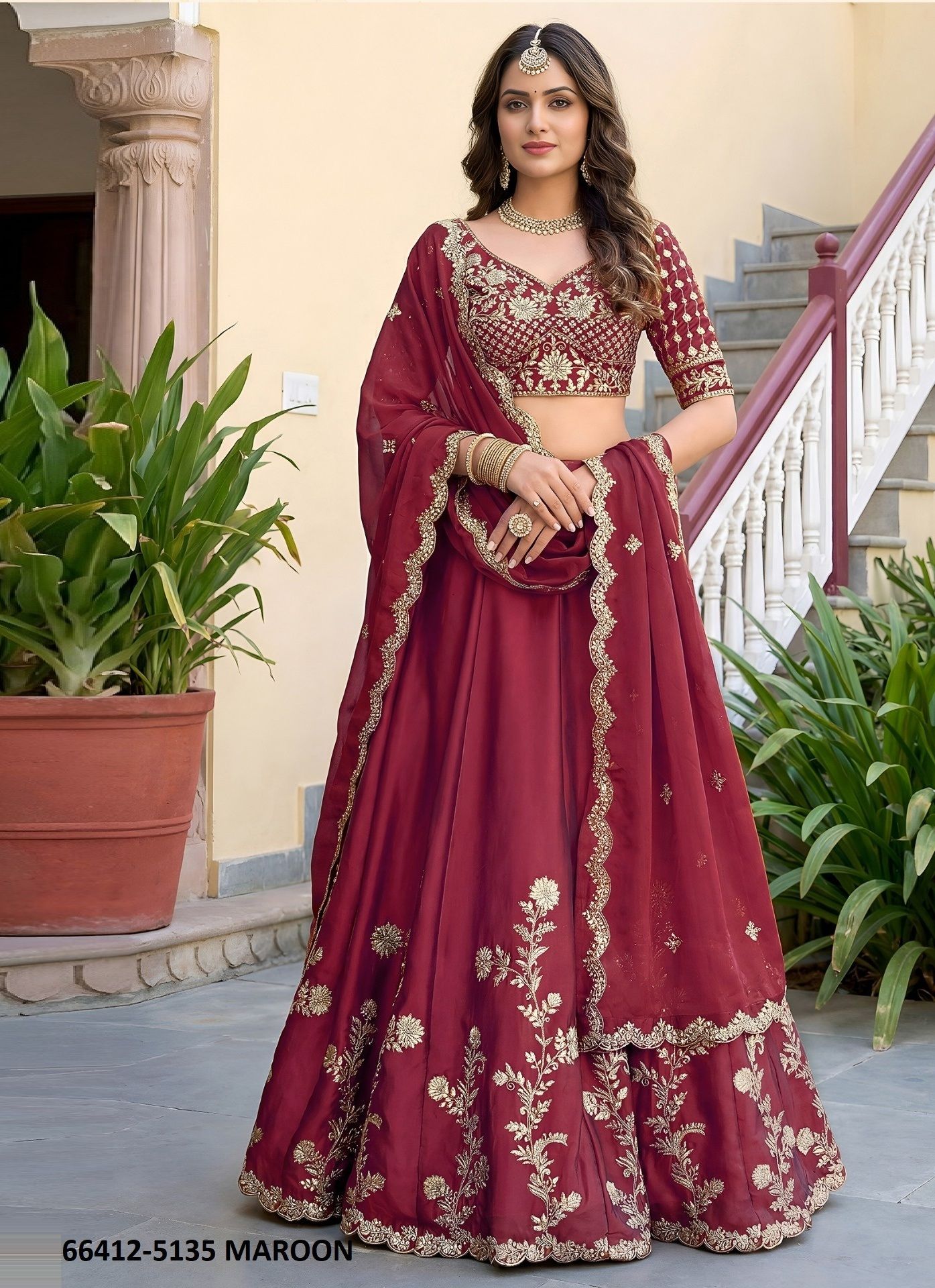 VOLUME 36 - Catalog # 66412 (Set of 7 Semi-Stitched Lehengas) VOLUME 36 - Catalog # 66412 (Set of 7 Semi-Stitched Lehengas)