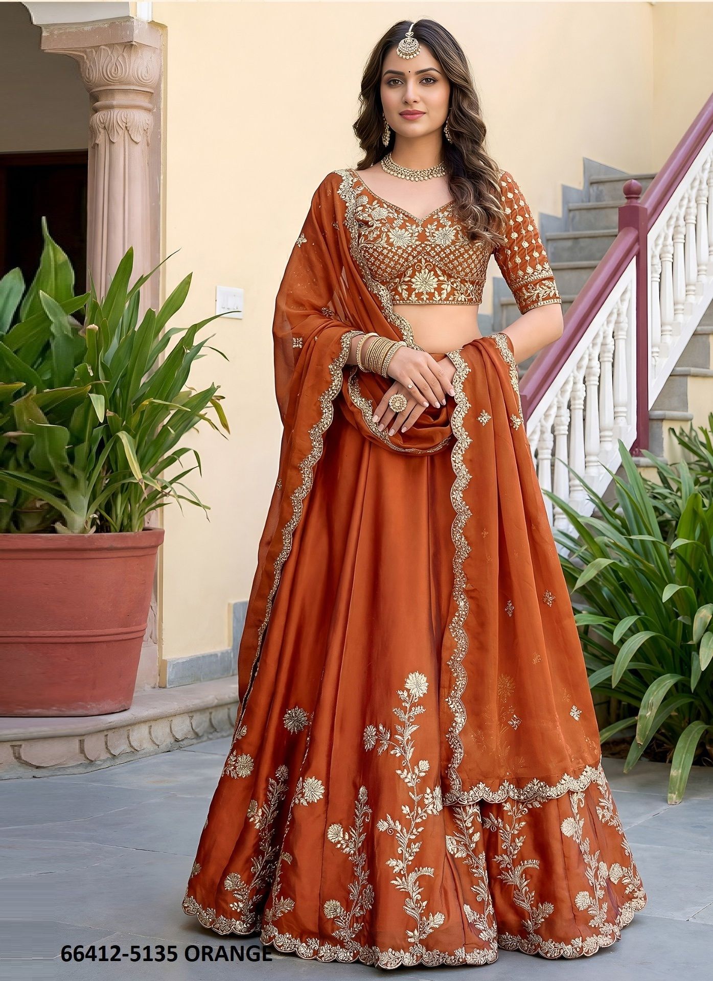 VOLUME 36 - Catalog # 66412 (Set of 7 Semi-Stitched Lehengas) VOLUME 36 - Catalog # 66412 (Set of 7 Semi-Stitched Lehengas)