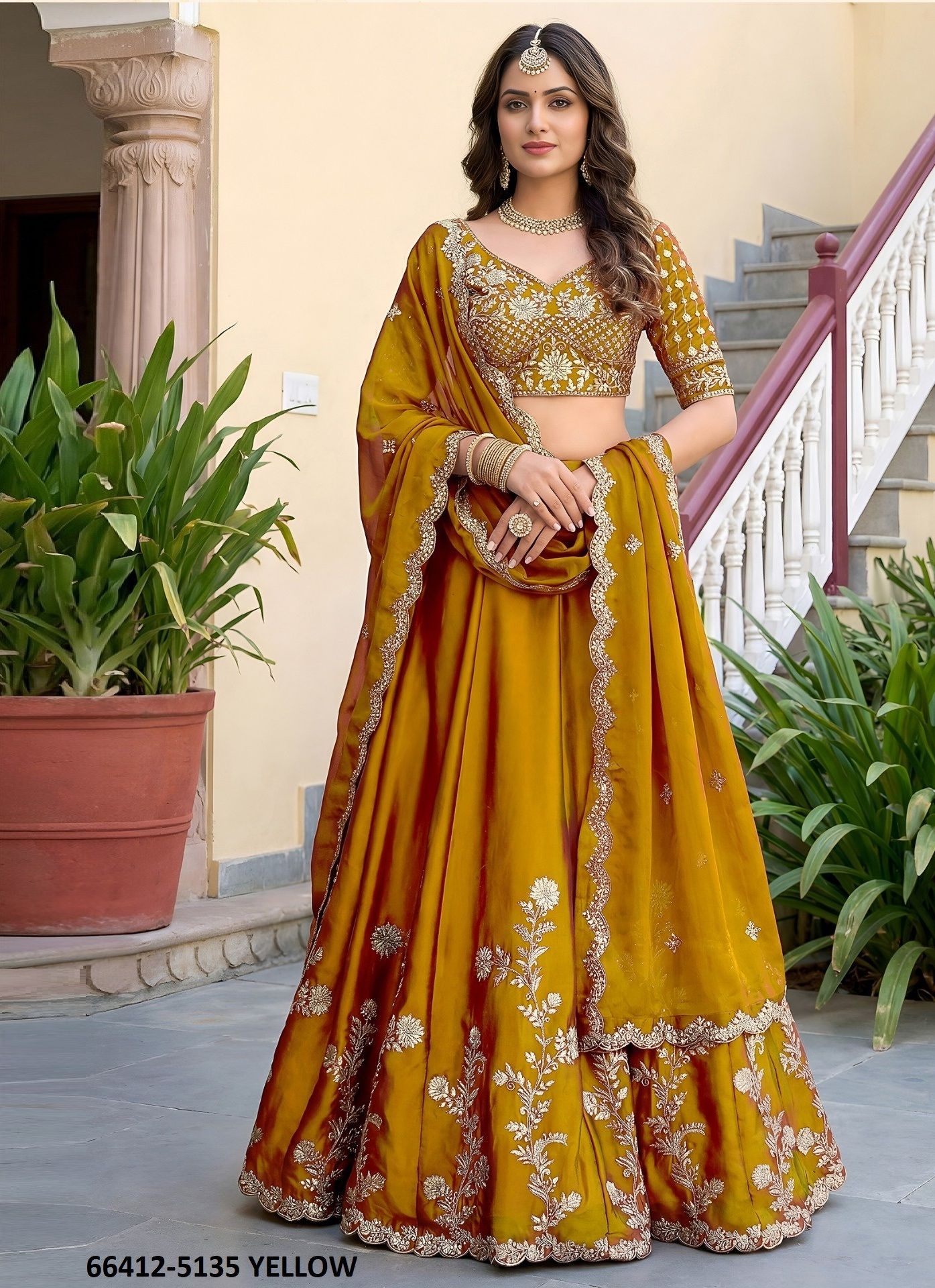 VOLUME 36 - Catalog # 66412 (Set of 7 Semi-Stitched Lehengas) VOLUME 36 - Catalog # 66412 (Set of 7 Semi-Stitched Lehengas)