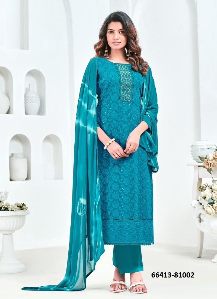 ZULFAT 7 - Catalog # 66413 (Set of 8 Readymade Salwar Suits) ZULFAT 7 - Catalog # 66413 (Set of 8 Readymade Salwar Suits)
