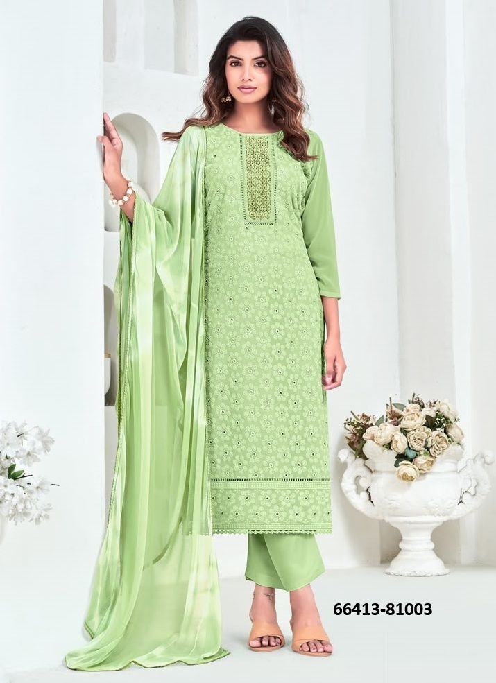 ZULFAT 7 - Catalog # 66413 (Set of 8 Readymade Salwar Suits) ZULFAT 7 - Catalog # 66413 (Set of 8 Readymade Salwar Suits)