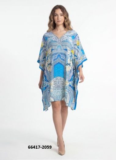 SILK PONCHO 8 - Catalog # 66417 (Set of 8 Kaftans / Ponchos) SILK PONCHO 8 - Catalog # 66417 (Set of 8 Kaftans / Ponchos)
