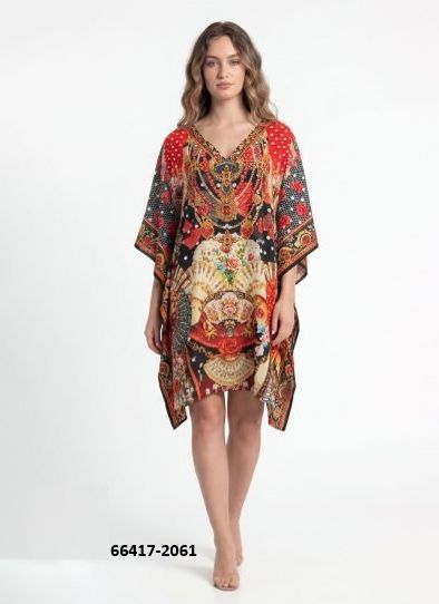 SILK PONCHO 8 - Catalog # 66417 (Set of 8 Kaftans / Ponchos) SILK PONCHO 8 - Catalog # 66417 (Set of 8 Kaftans / Ponchos)