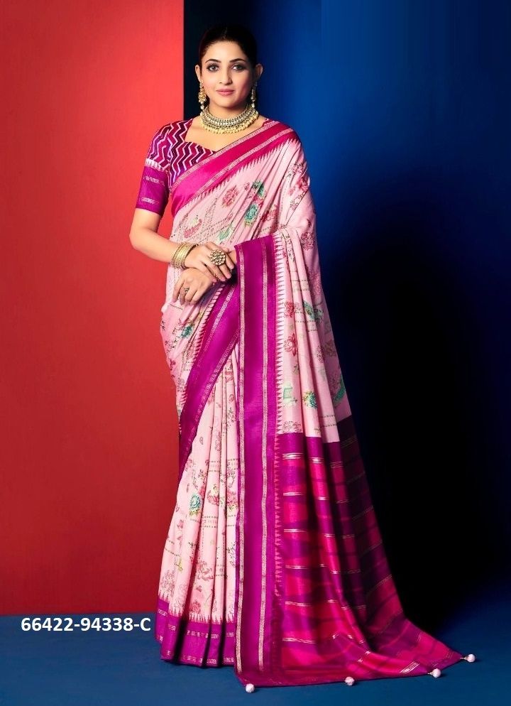 AROMA SILK PLUS 18 - Catalog # 66422 (Set of 6 Sarees) AROMA SILK PLUS 18 - Catalog # 66422 (Set of 6 Sarees)