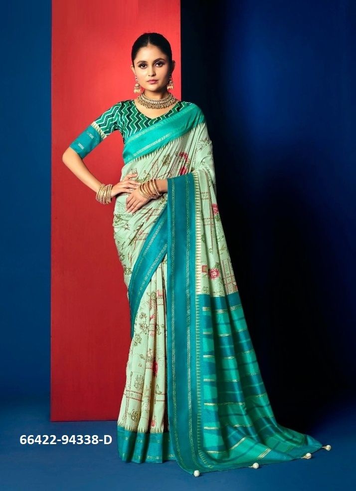 AROMA SILK PLUS 18 - Catalog # 66422 (Set of 6 Sarees) AROMA SILK PLUS 18 - Catalog # 66422 (Set of 6 Sarees)
