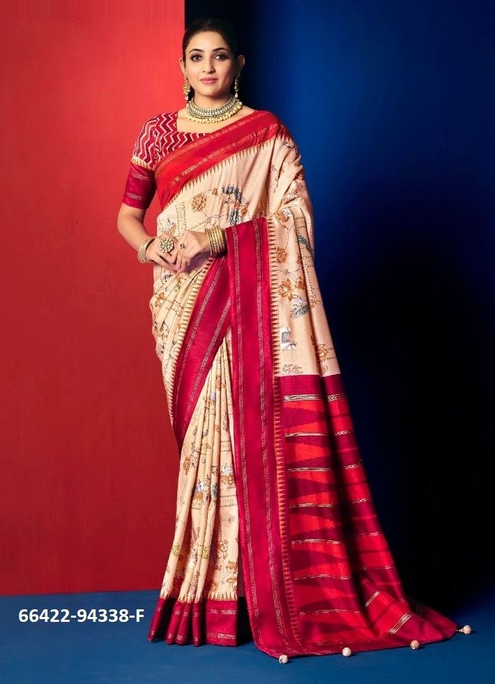 AROMA SILK PLUS 18 - Catalog # 66422 (Set of 6 Sarees) AROMA SILK PLUS 18 - Catalog # 66422 (Set of 6 Sarees)
