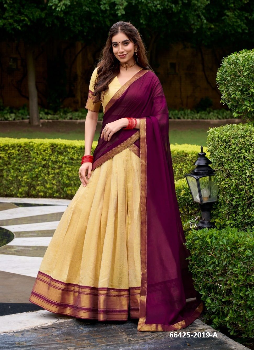 PREETHI - Catalog # 66425 (Set of 2 Readymade Lehengas) PREETHI - Catalog # 66425 (Set of 2 Readymade Lehengas)