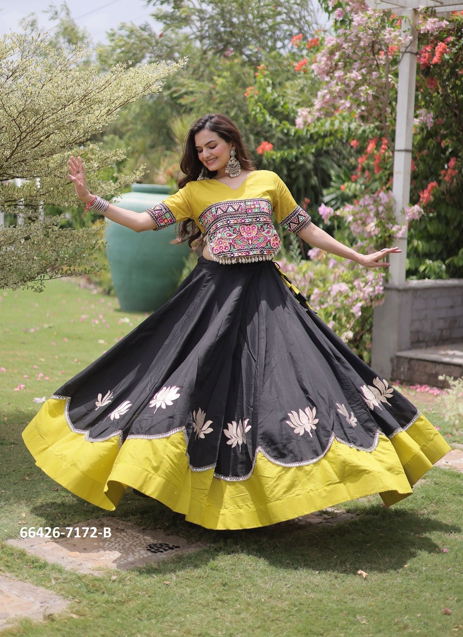 SERIES 7172 - Catalog # 66426 (Set of 10 Readymade Lehengas)