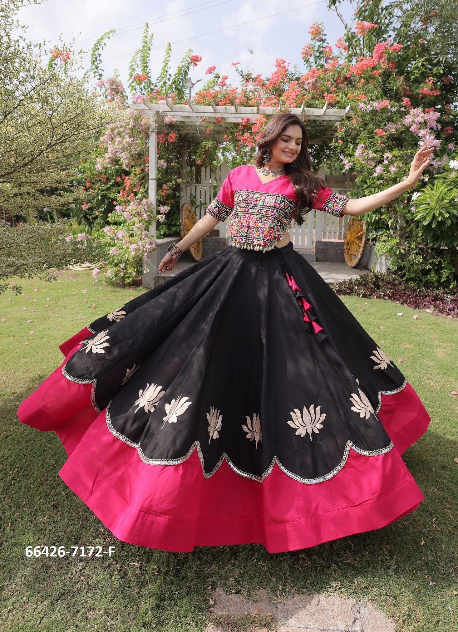 SERIES 7172 - Catalog # 66426 (Set of 10 Readymade Lehengas)