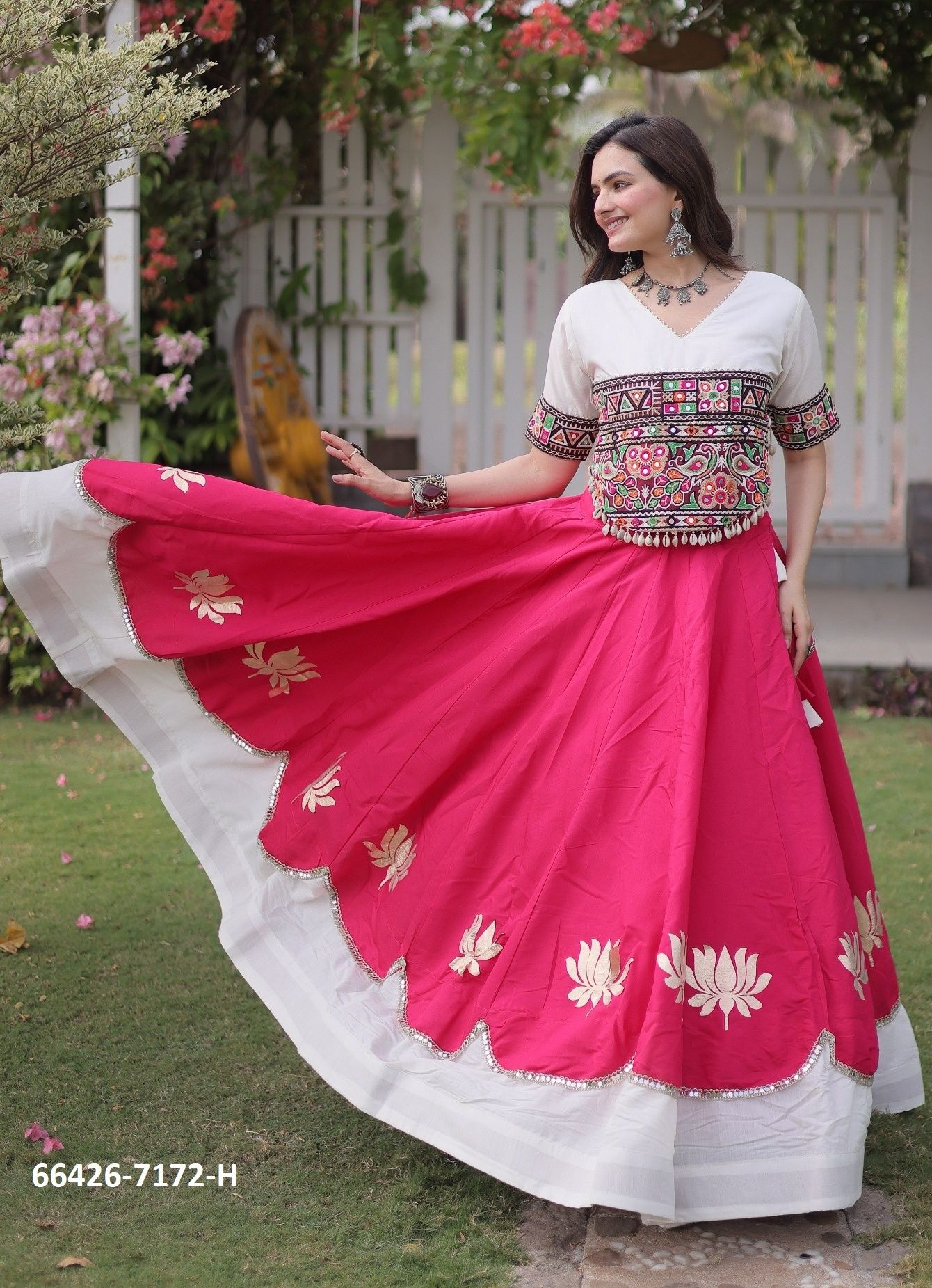 SERIES 7172 - Catalog # 66426 (Set of 10 Readymade Lehengas)