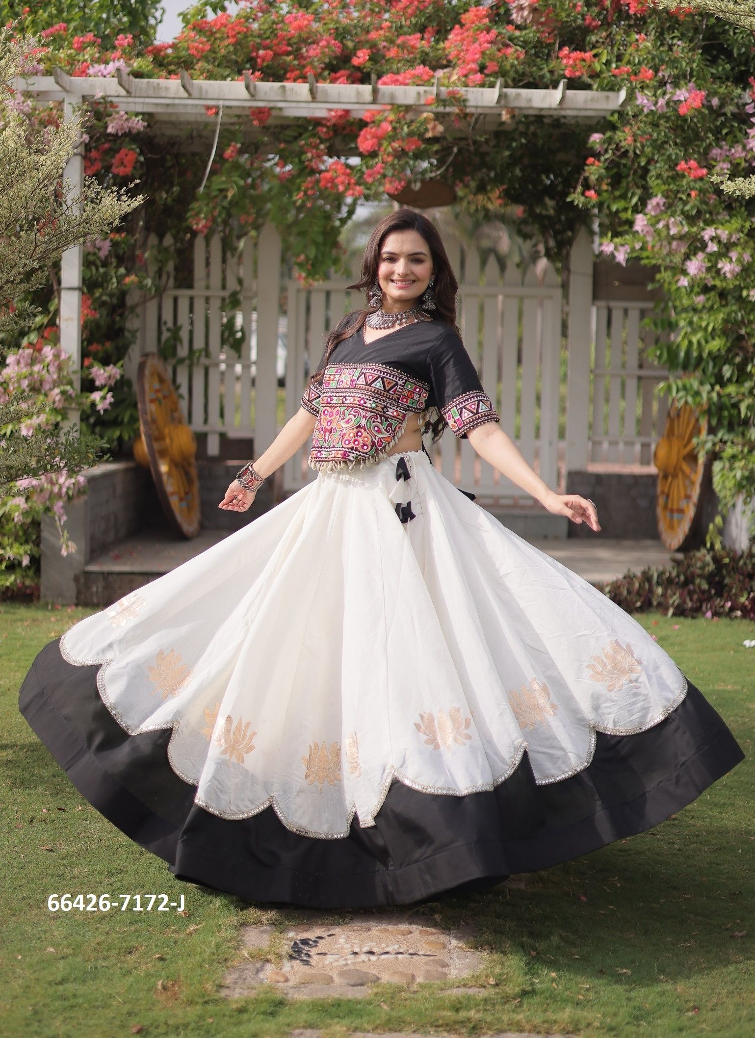 SERIES 7172 - Catalog # 66426 (Set of 10 Readymade Lehengas)