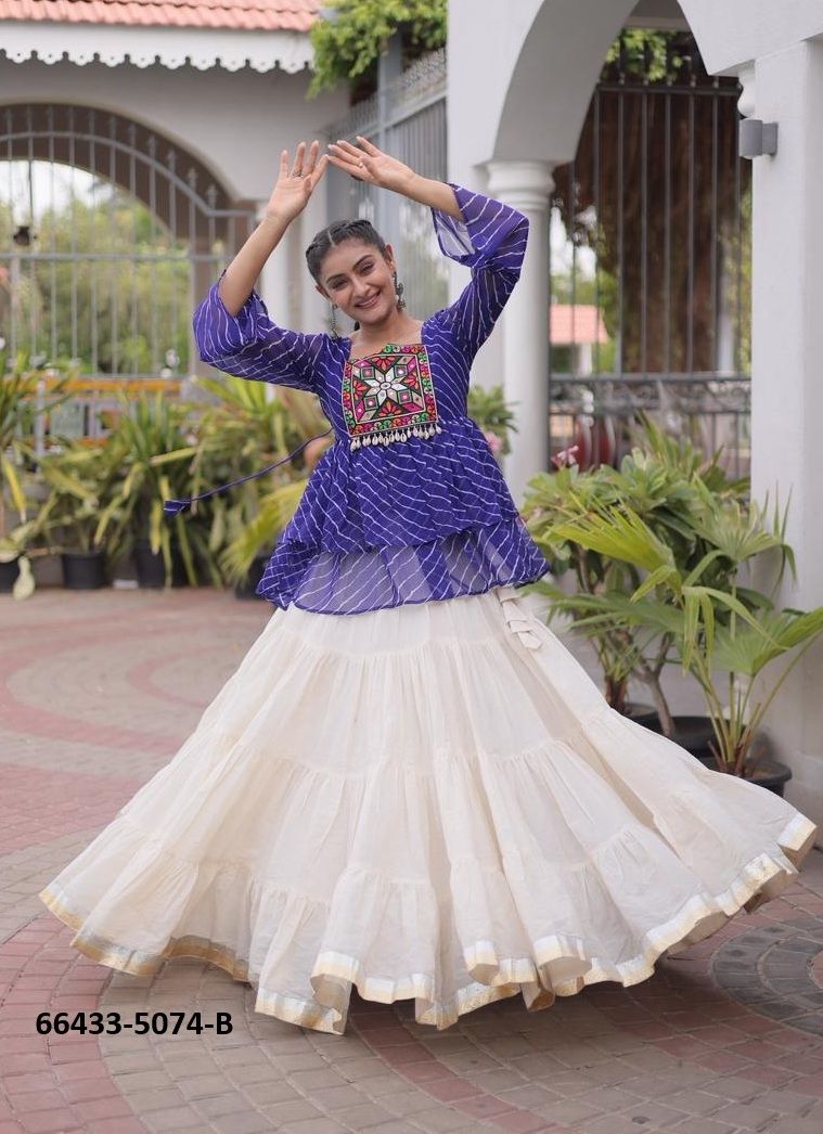 SERIES 5074 - Catalog # 66433 (Set of 3 Readymade Lehengas) SERIES 5074 - Catalog # 66433 (Set of 3 Readymade Lehengas)