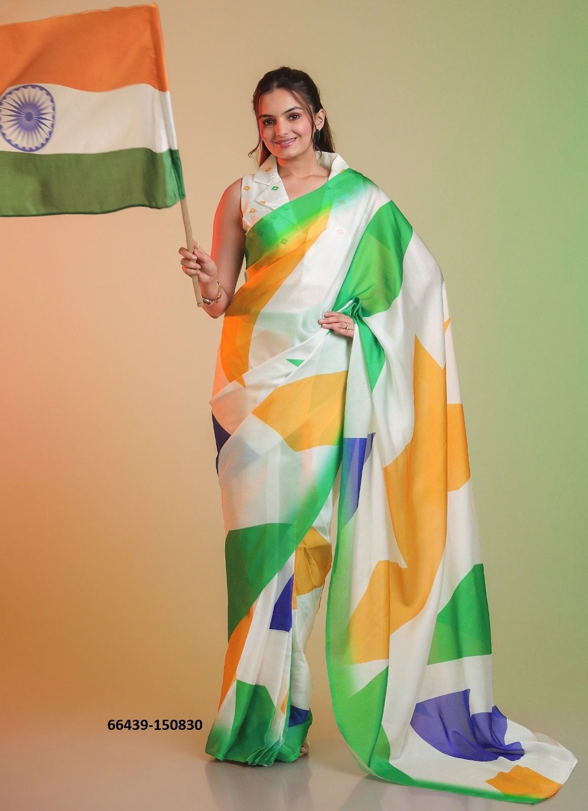 TIRANGA SAREES - Catalog # 66439 (Set of 6 Sarees) TIRANGA SAREES - Catalog # 66439 (Set of 6 Sarees)