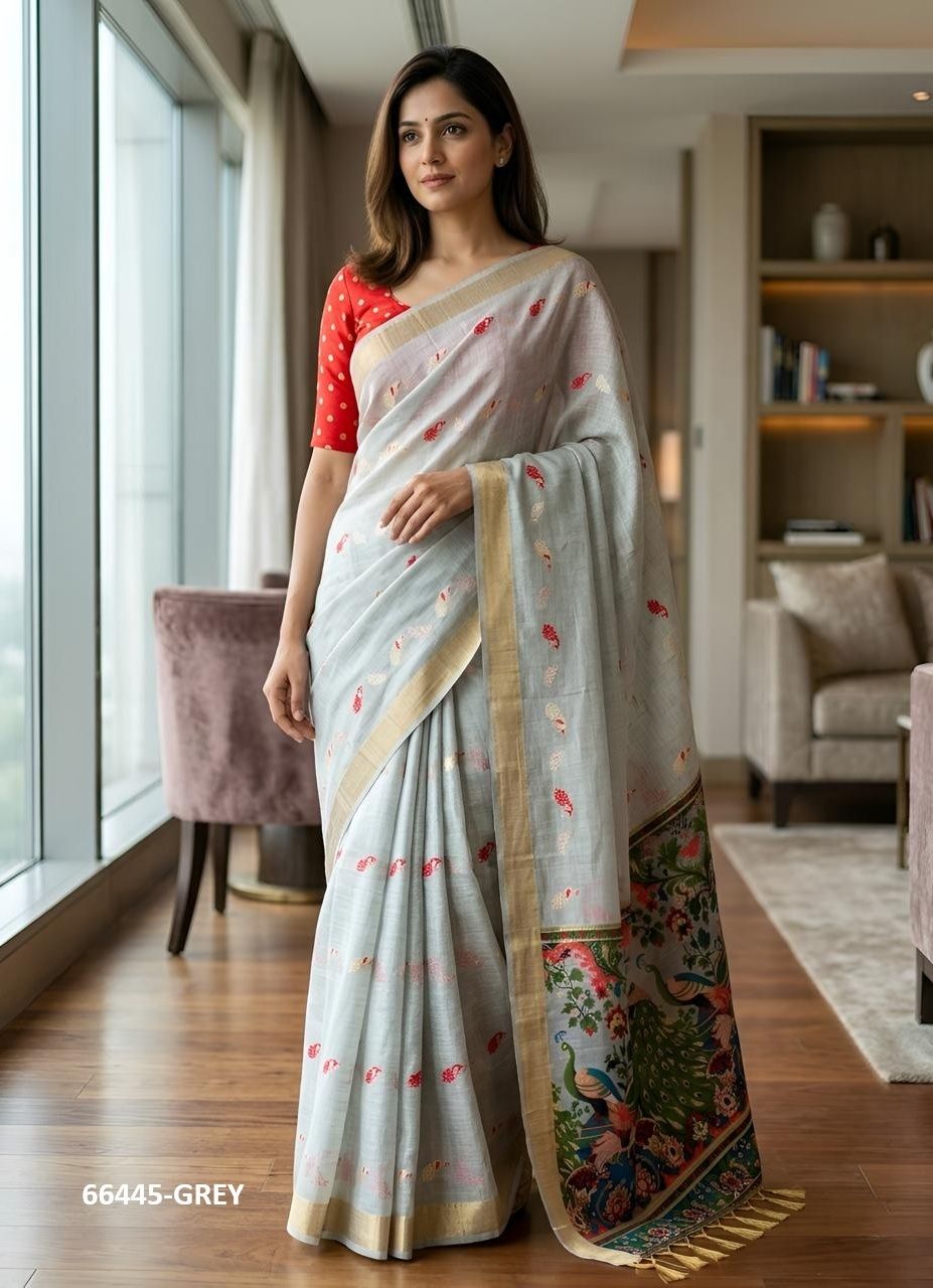 KALAM - Catalog # 66445 (Set of 6 Sarees) KALAM - Catalog # 66445 (Set of 6 Sarees)