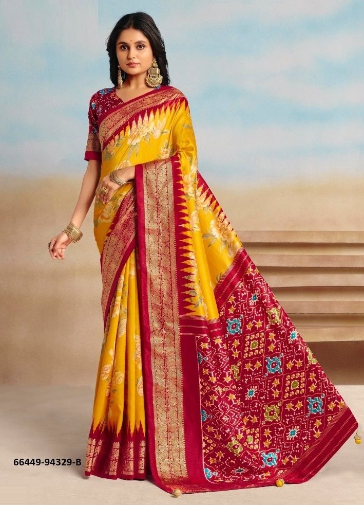 AMORA SILK PLUS 17 - Catalog # 66449 (Set of 6 Sarees) AMORA SILK PLUS 17 - Catalog # 66449 (Set of 6 Sarees)