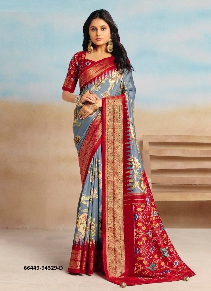 AMORA SILK PLUS 17 - Catalog # 66449 (Set of 6 Sarees) AMORA SILK PLUS 17 - Catalog # 66449 (Set of 6 Sarees)