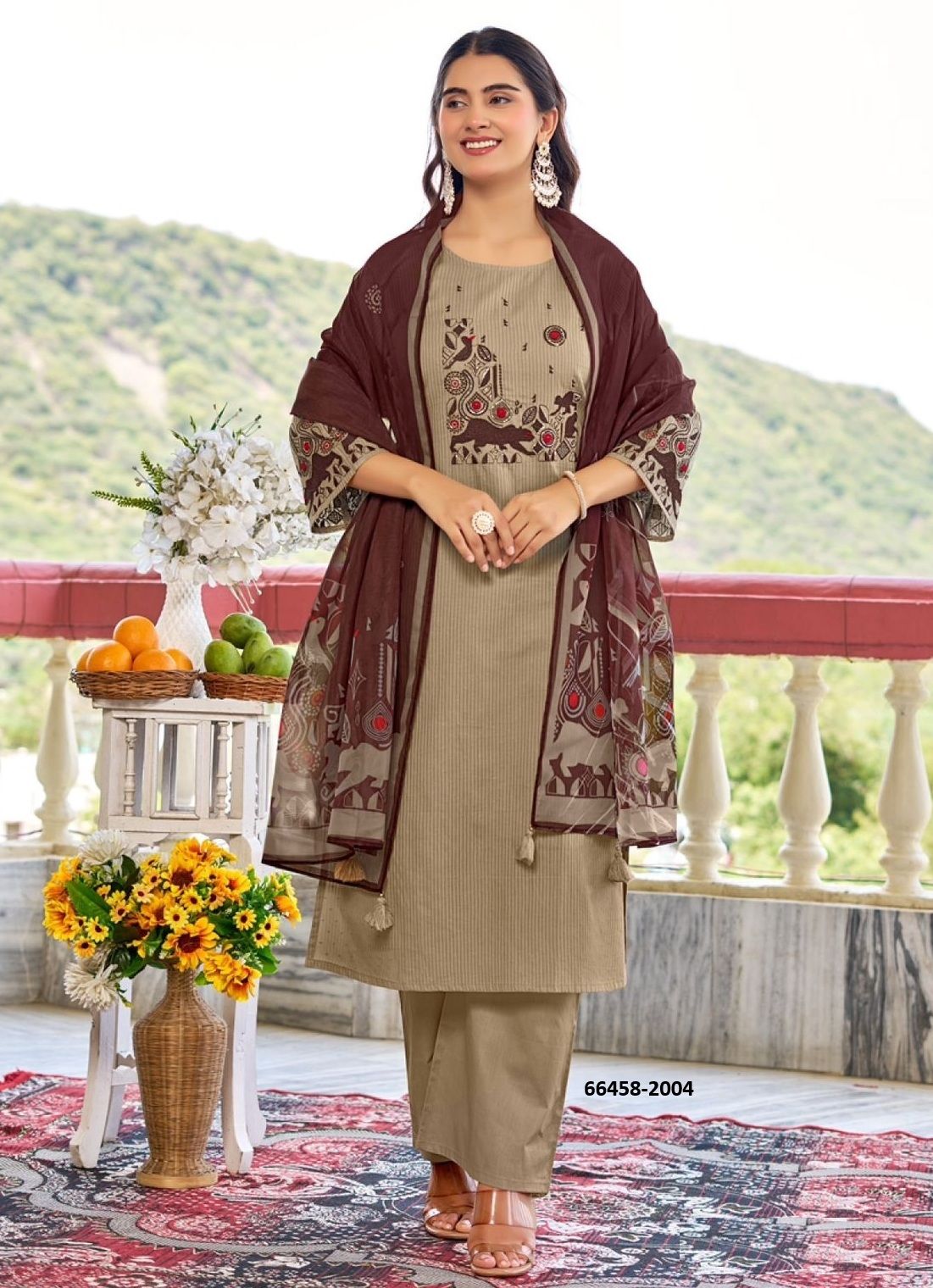 DEEVA - Catalog # 66458 (Set of 5 Readymade Salwar Suits) DEEVA - Catalog # 66458 (Set of 5 Readymade Salwar Suits)