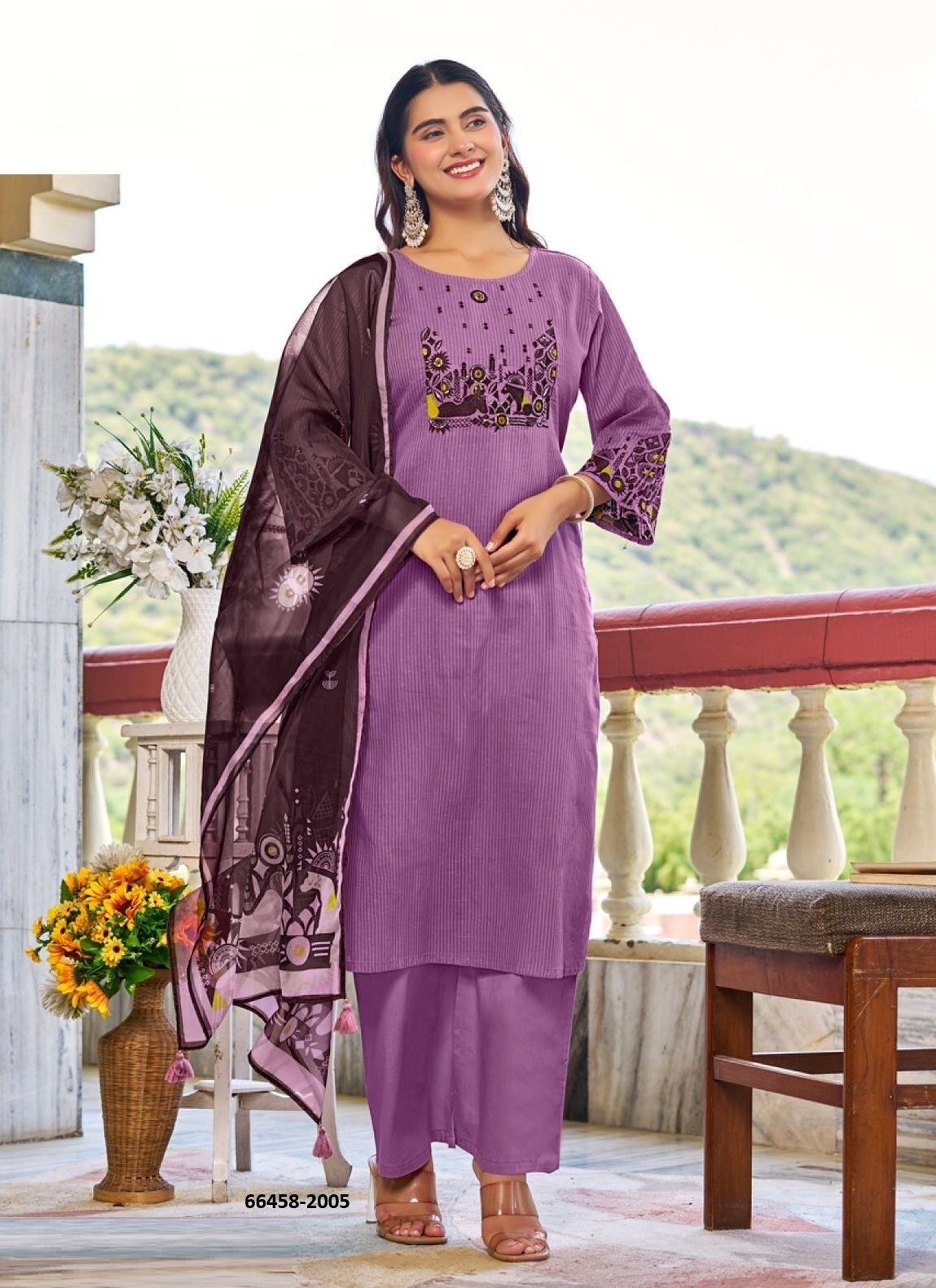 DEEVA - Catalog # 66458 (Set of 5 Readymade Salwar Suits) DEEVA - Catalog # 66458 (Set of 5 Readymade Salwar Suits)