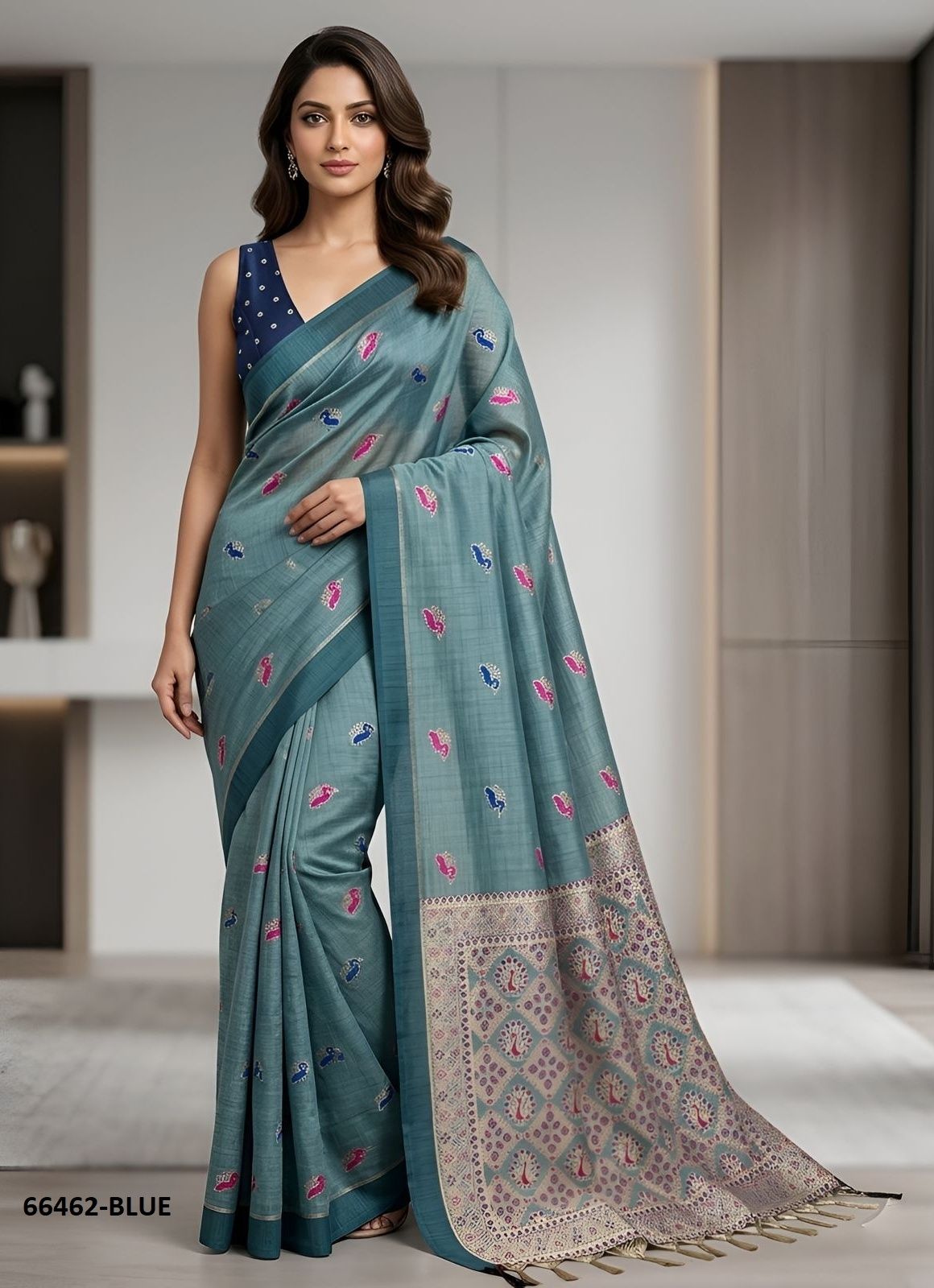 RIGAL - Catalog # 66462 (Set of 6 Sarees) RIGAL - Catalog # 66462 (Set of 6 Sarees)