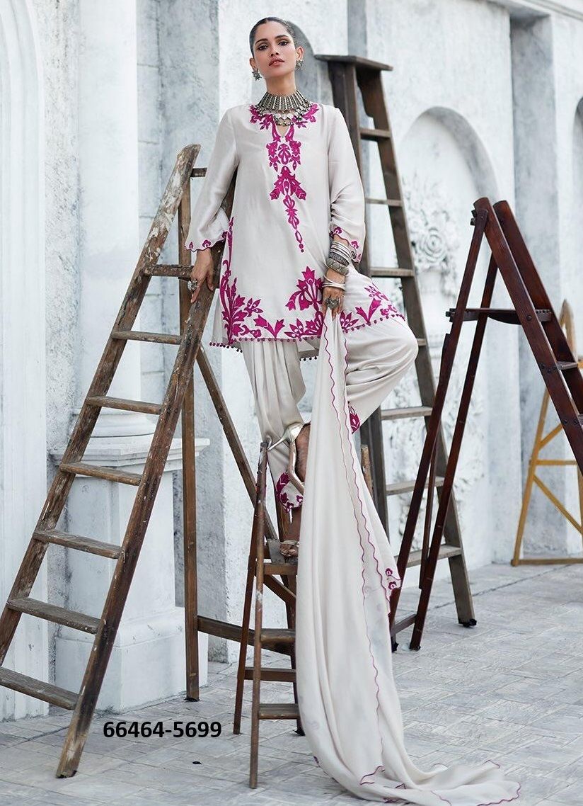 ROZINA MUNIB - Catalog # 66464 (Set of 4 SIZE-SETS [Readymade Salwar Suits])