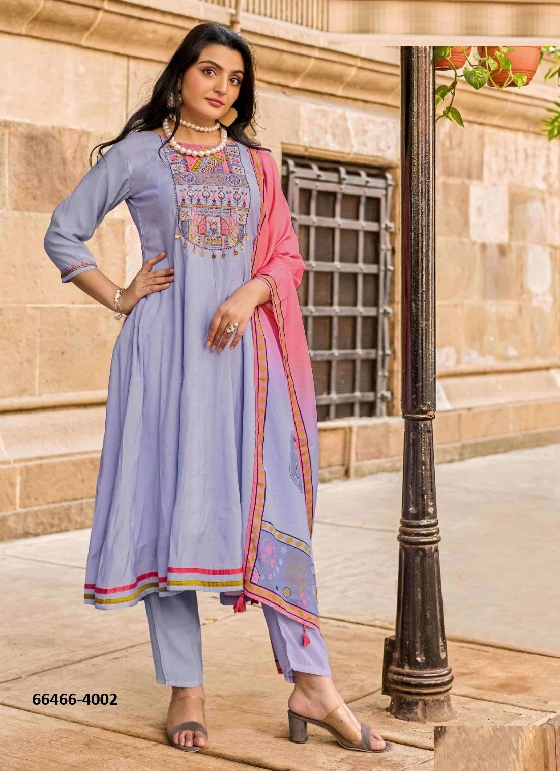ROOPAM - Catalog # 66466 (Set of 5 Readymade Salwar Suits) ROOPAM - Catalog # 66466 (Set of 5 Readymade Salwar Suits)