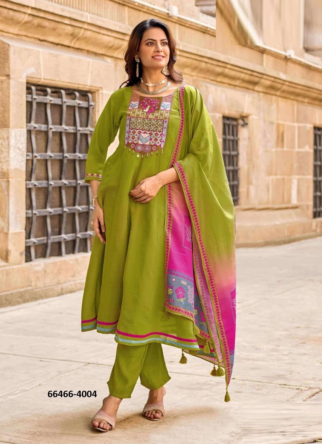 ROOPAM - Catalog # 66466 (Set of 5 Readymade Salwar Suits) ROOPAM - Catalog # 66466 (Set of 5 Readymade Salwar Suits)