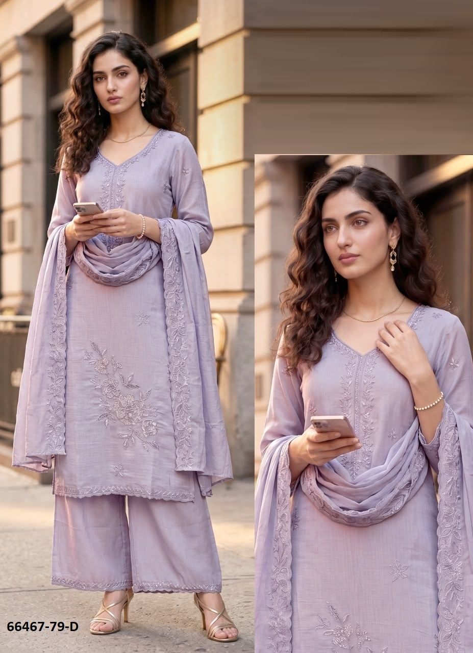 SERIES P79 - Catalog # 66467 (Set of 7 SIZE-SETS [Readymade Salwar Suits])
