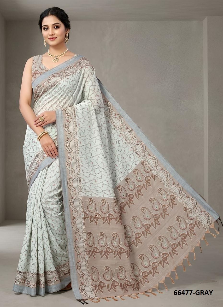 KASHI - Catalog # 66477 (Set of 6 Sarees) KASHI - Catalog # 66477 (Set of 6 Sarees)