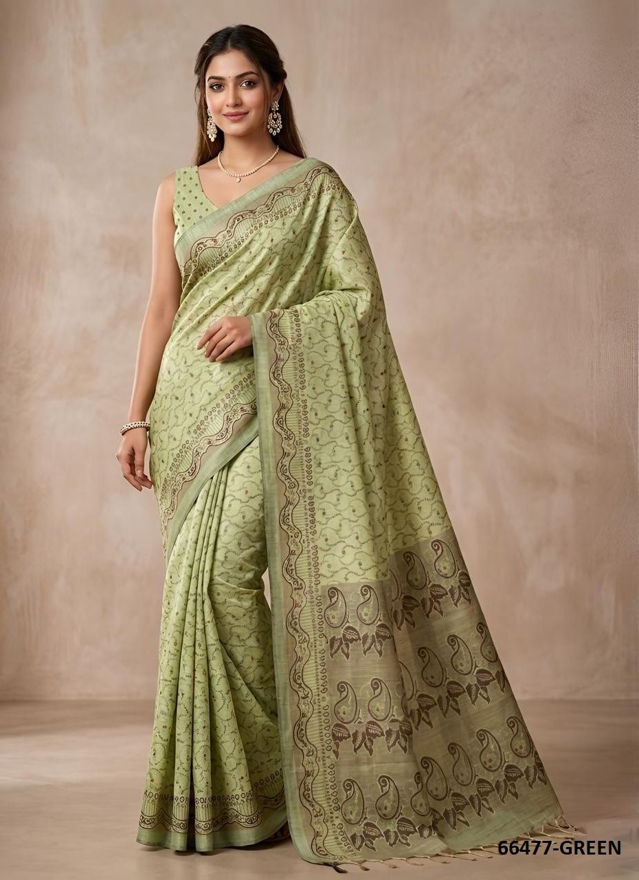 KASHI - Catalog # 66477 (Set of 6 Sarees) KASHI - Catalog # 66477 (Set of 6 Sarees)