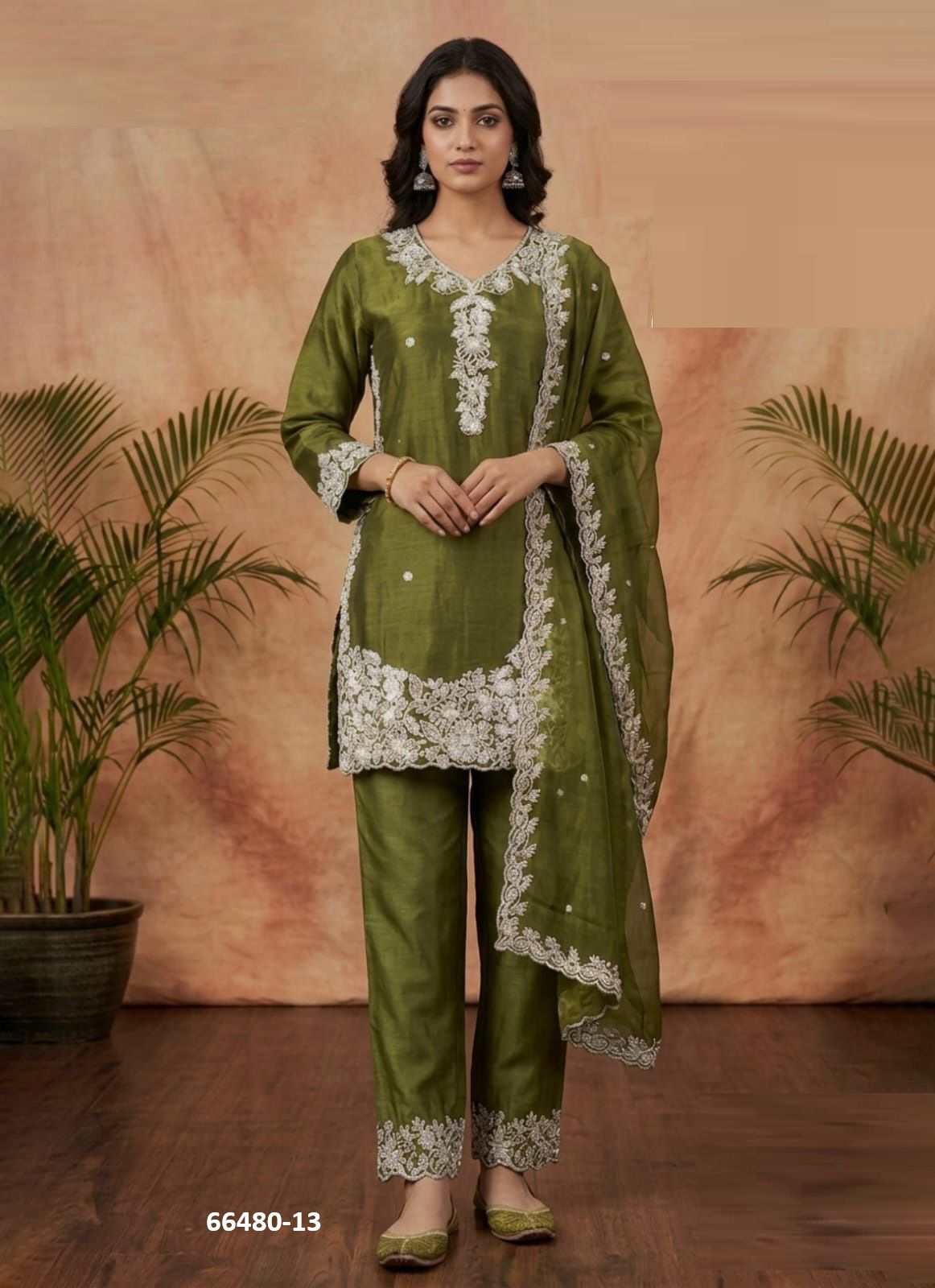 SERIES 12 - Catalog # 66480 (Set of 2 SIZE-SETS [Readymade Salwar Suits])