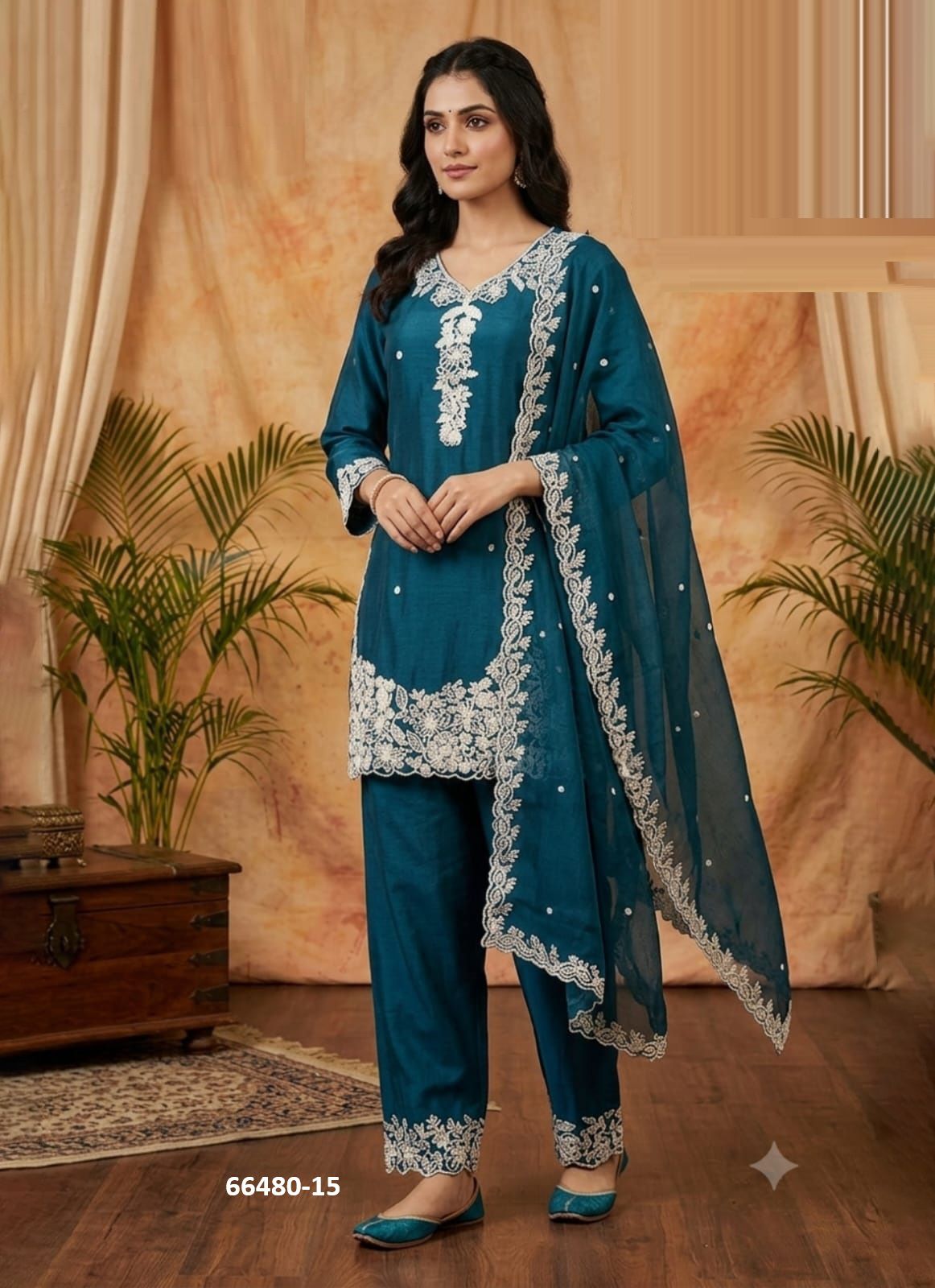 SERIES 12 - Catalog # 66480 (Set of 2 SIZE-SETS [Readymade Salwar Suits])
