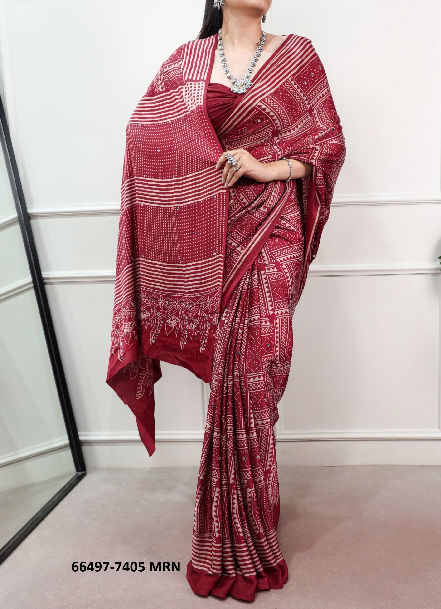 SERIES 7405 - Catalog # 66497 (Set of 4 Sarees) SERIES 7405 - Catalog # 66497 (Set of 4 Sarees)