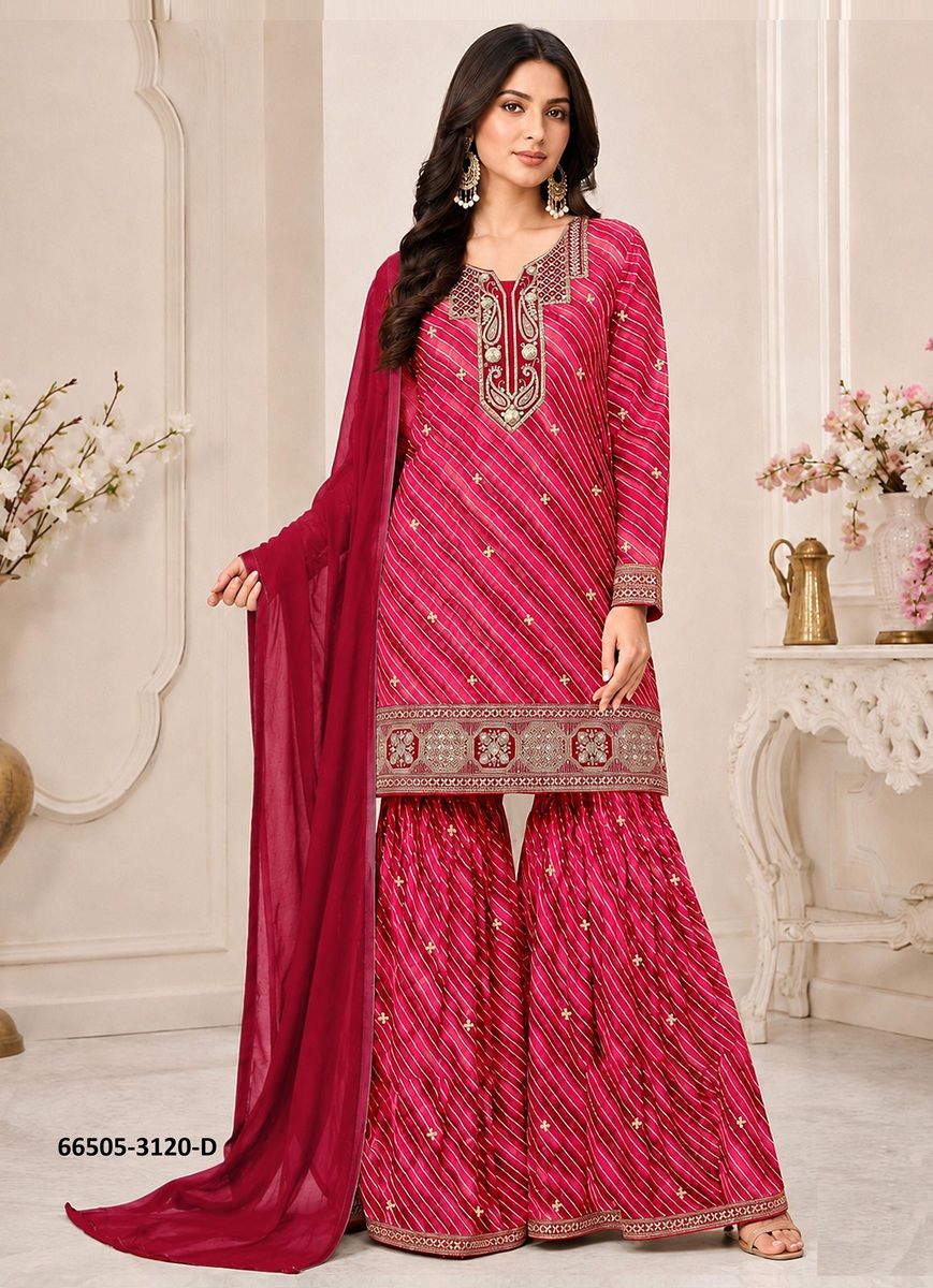 SERIES 3120 - Catalog # 66505 (Set of 4 Readymade Salwar Suits) SERIES 3120 - Catalog # 66505 (Set of 4 Readymade Salwar Suits)