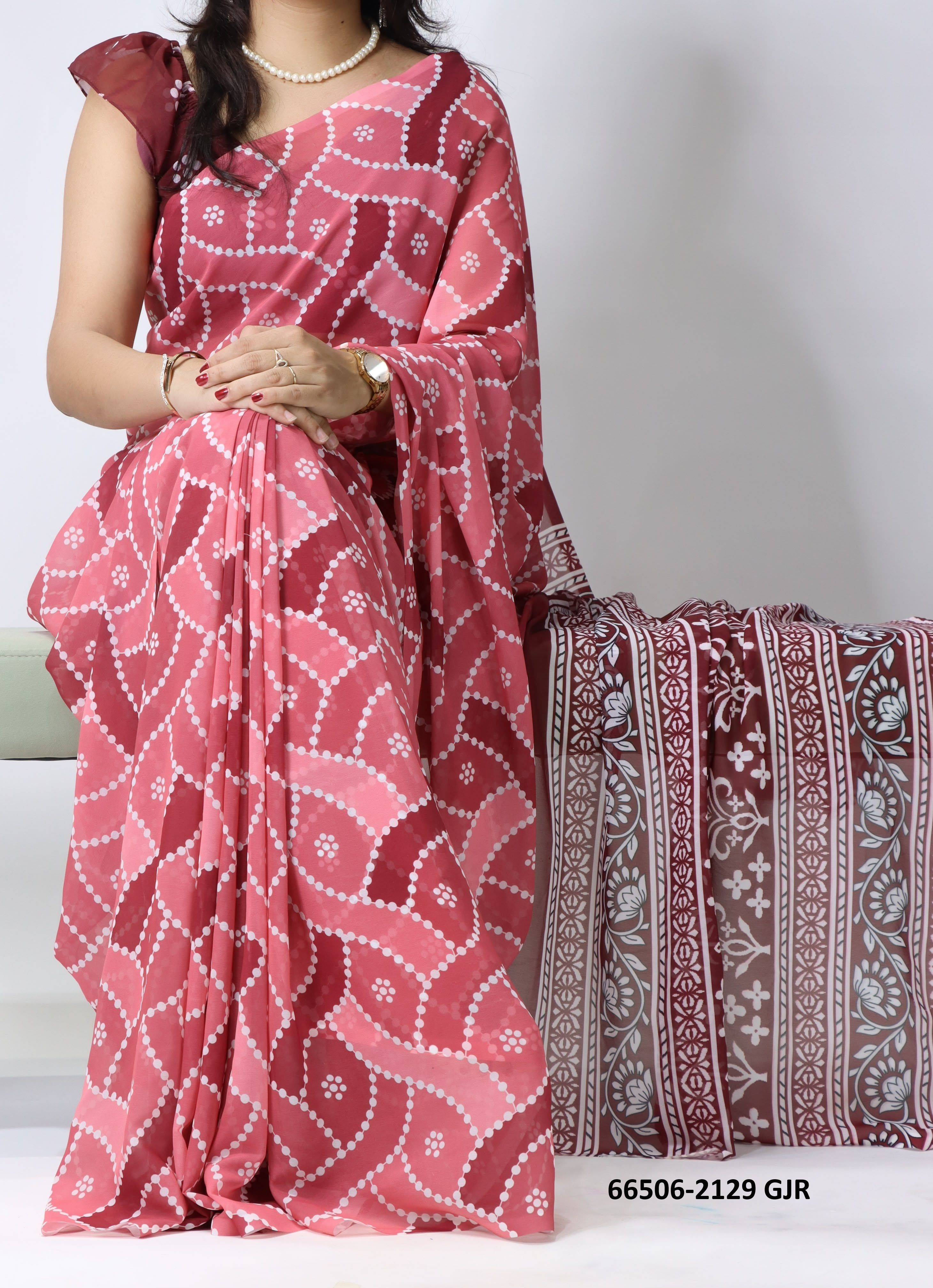SERIES 2129 - Catalog # 66506 (Set of 4 Sarees)