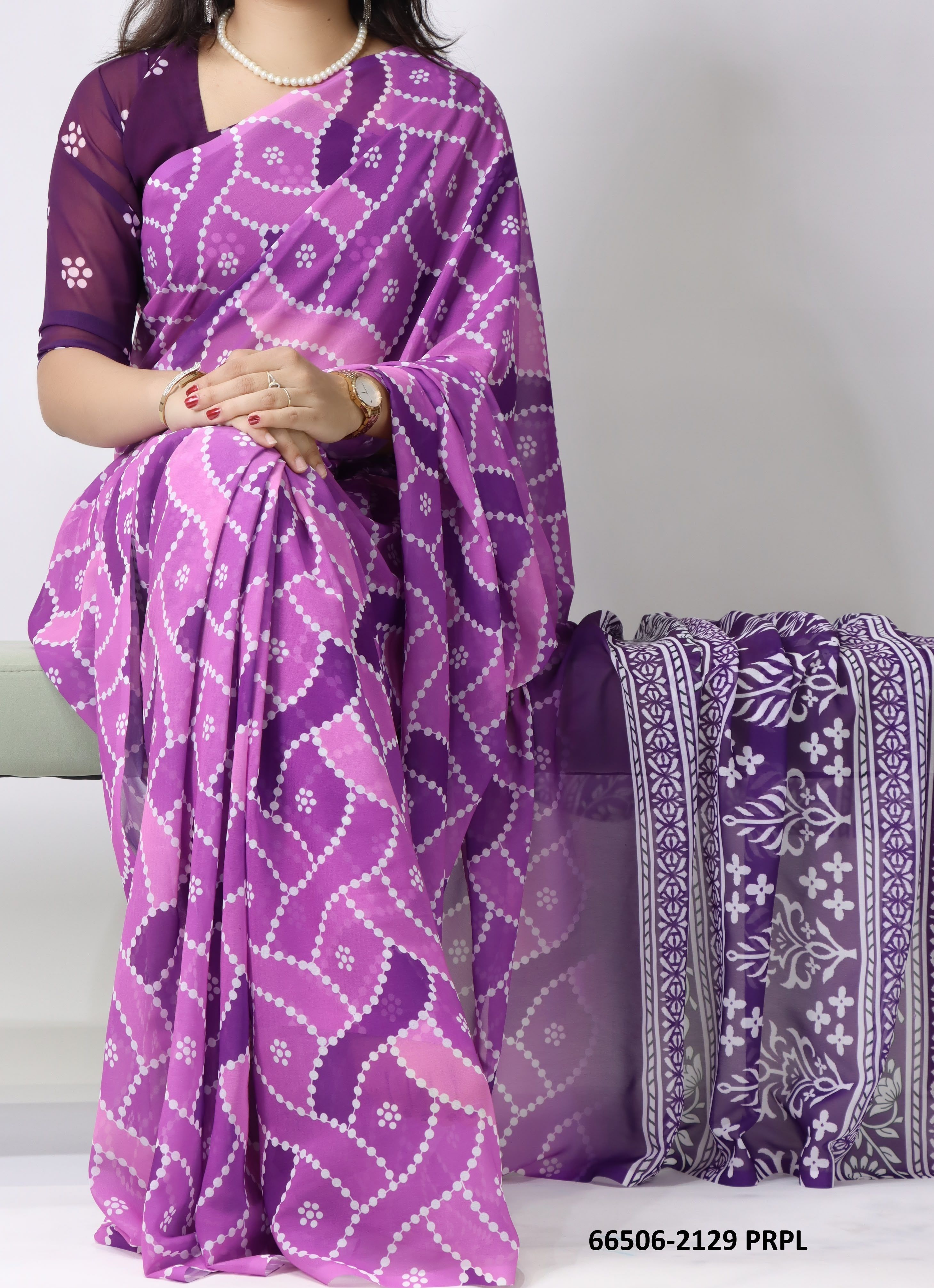 SERIES 2129 - Catalog # 66506 (Set of 4 Sarees)