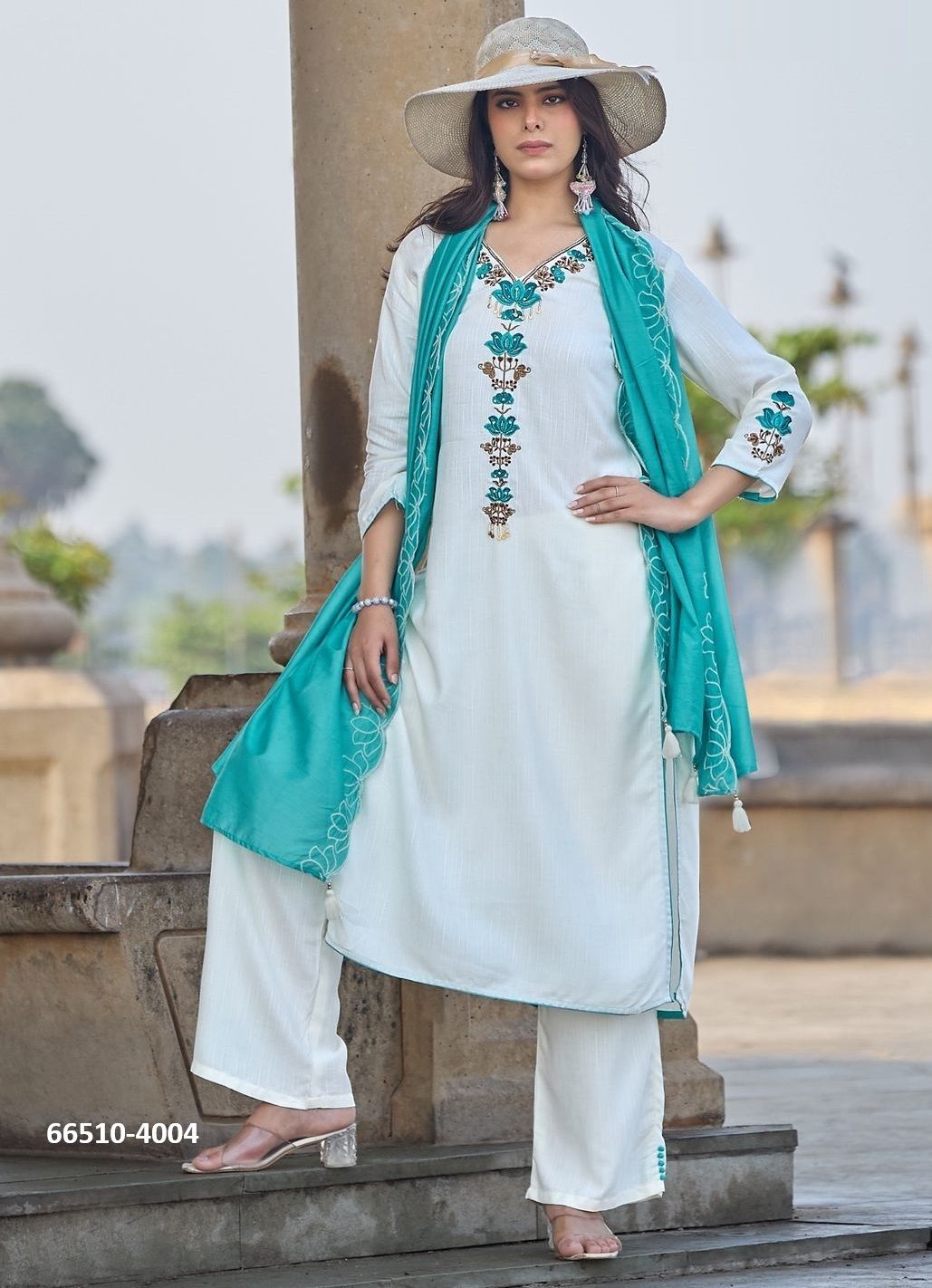 SANGINI - Catalog # 66510 (Set of 6 Readymade Salwar Suits)
