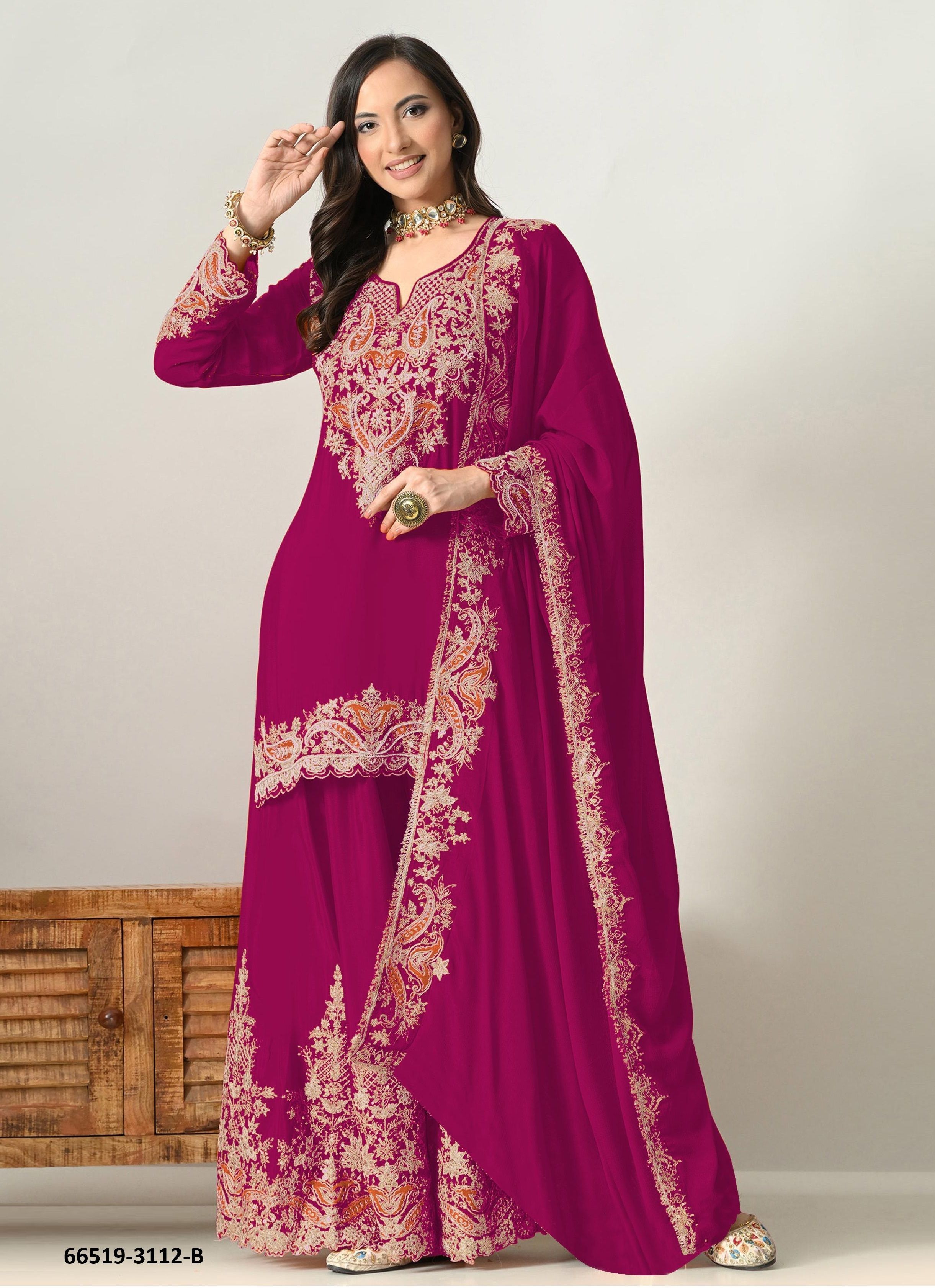 SERIES 3112 - Catalog # 66519 (Set of 2 Semi-Stitched / Un-Stitched Suits)