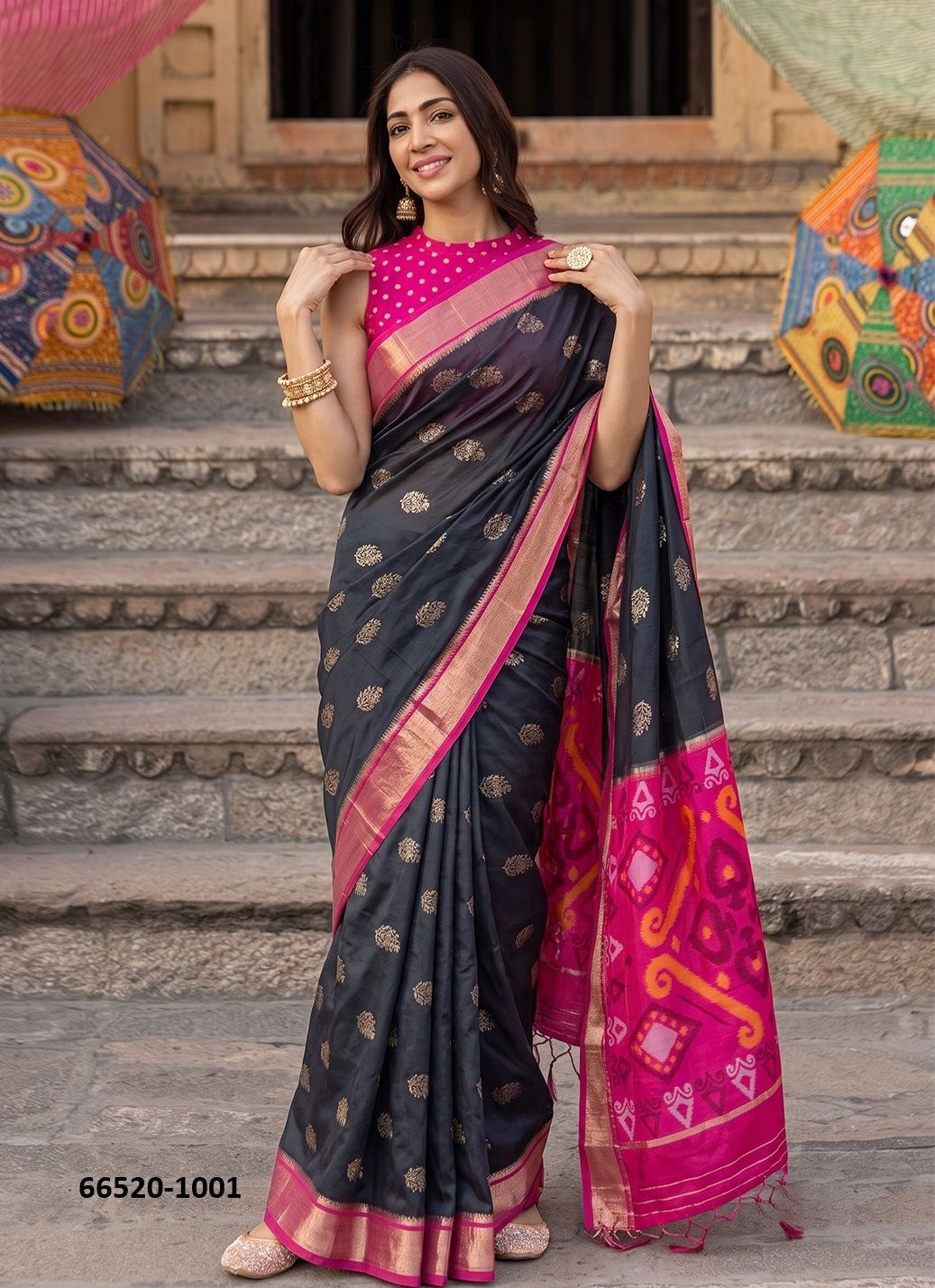 RIVAAZ SILK - Catalog # 66520 (Set of 8 Sarees) RIVAAZ SILK - Catalog # 66520 (Set of 8 Sarees)